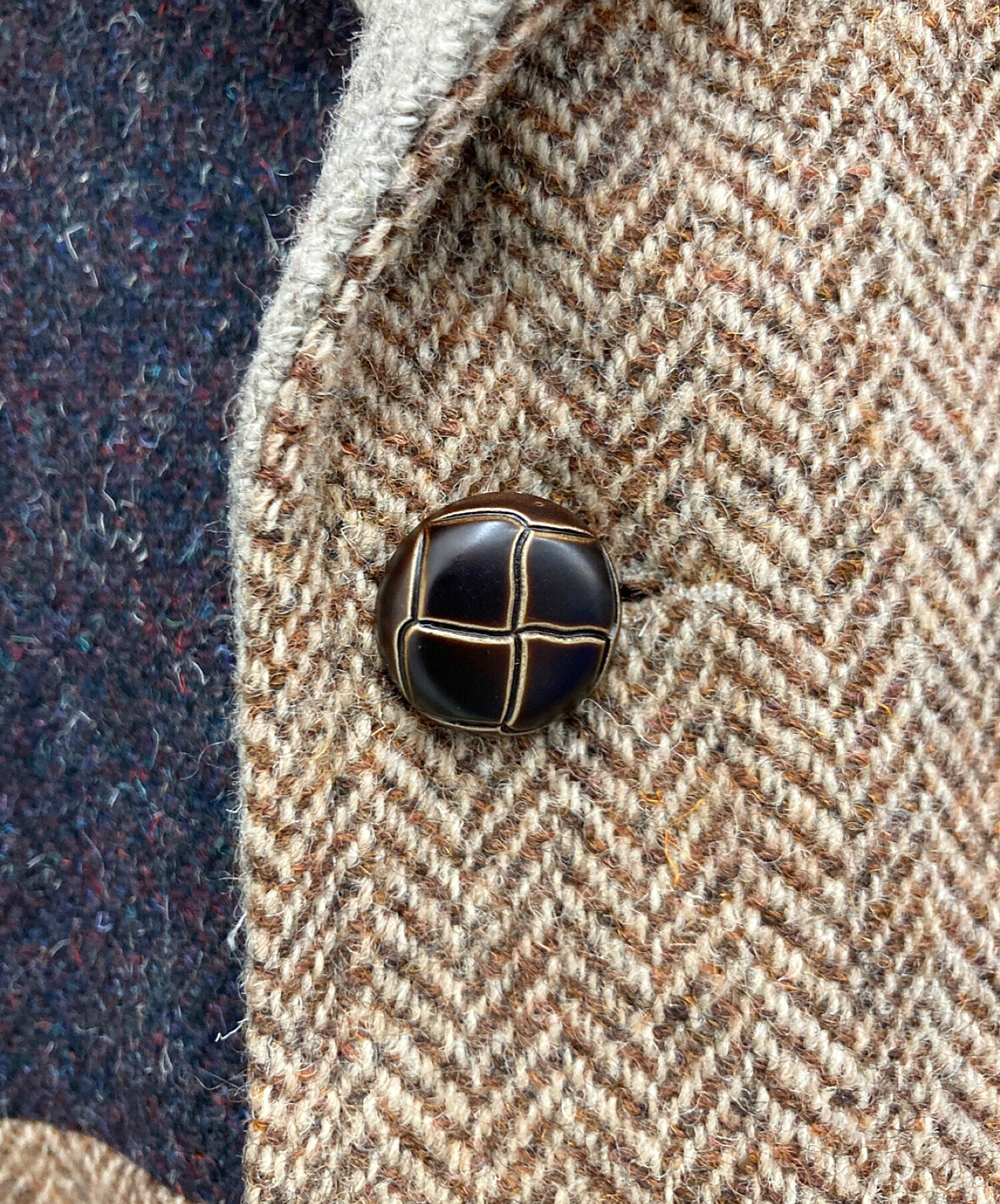 中古・古着通販】Harris Tweed (ハリスツイード) パッチワークコート