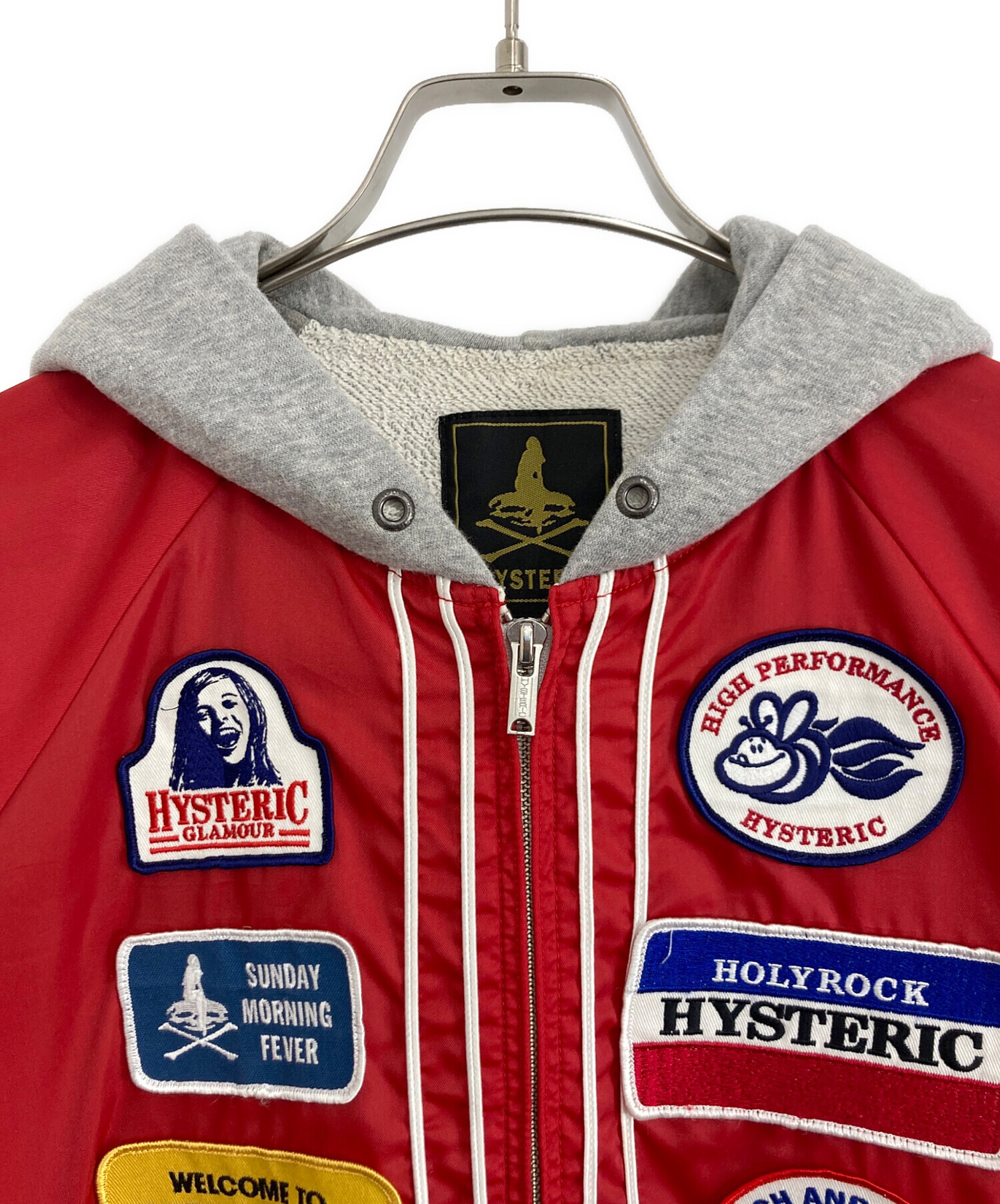 中古・古着通販】Hysteric Glamour (ヒステリックグラマー) HYSTERIC GLAMOUR ナイロンジャケット レッド  サイズ:S｜ブランド・古着通販 トレファク公式【TREFAC FASHION】スマホサイト