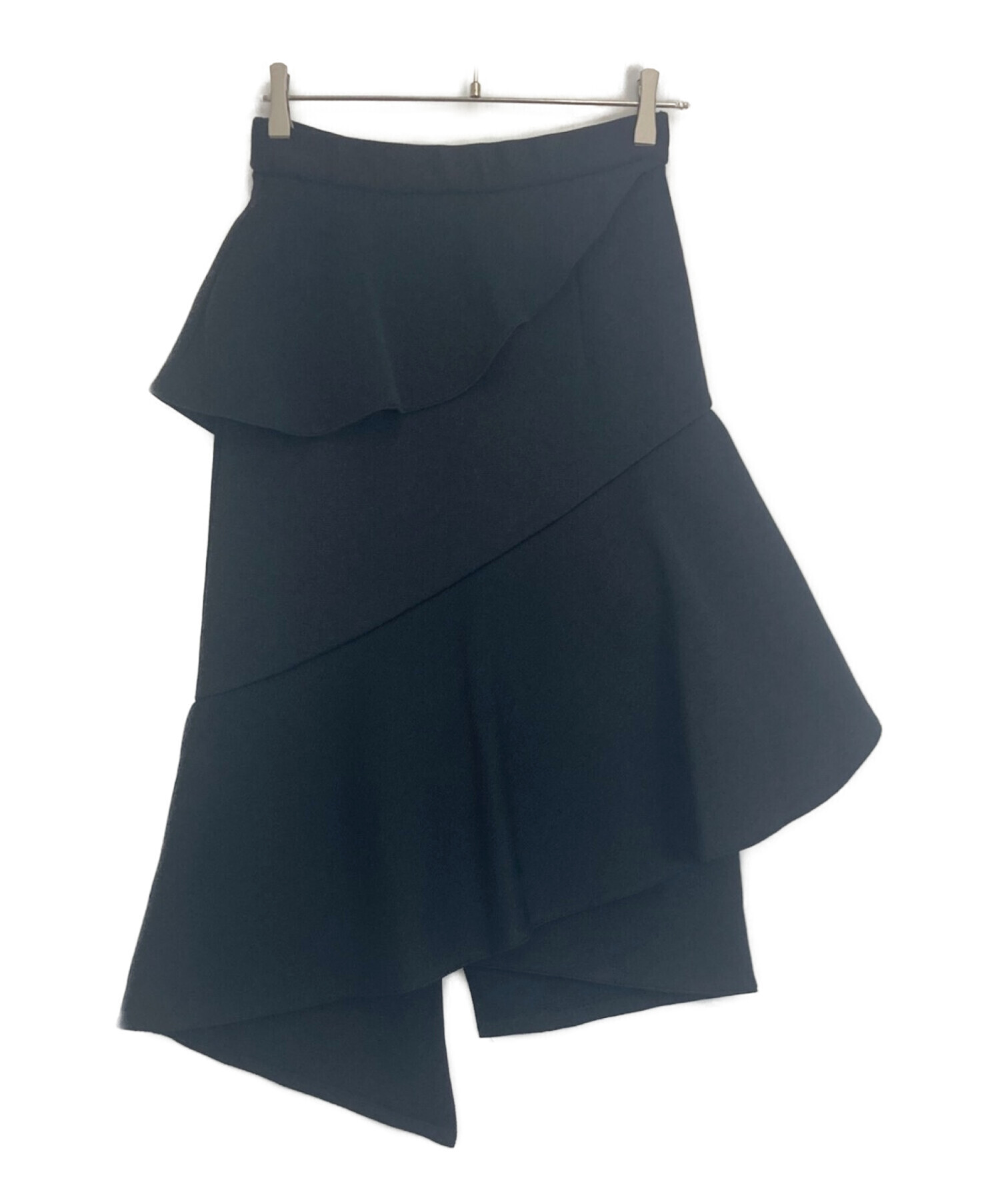 AKIRA NAKA (アキラナカ) ドレープスカート ブラック サイズ:2