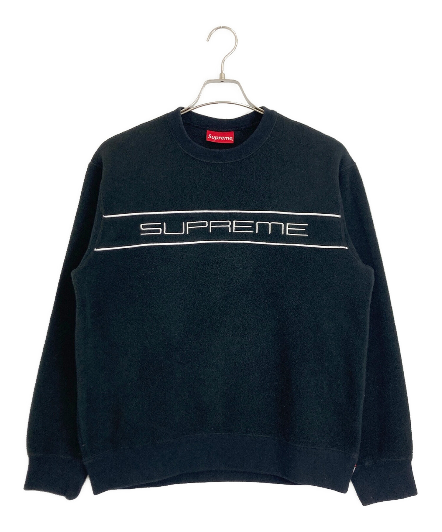 SUPREME (シュプリーム) SUPREME(シュプリーム) Polartec Small Box Crewneck スウェット ブラック  サイズ:S