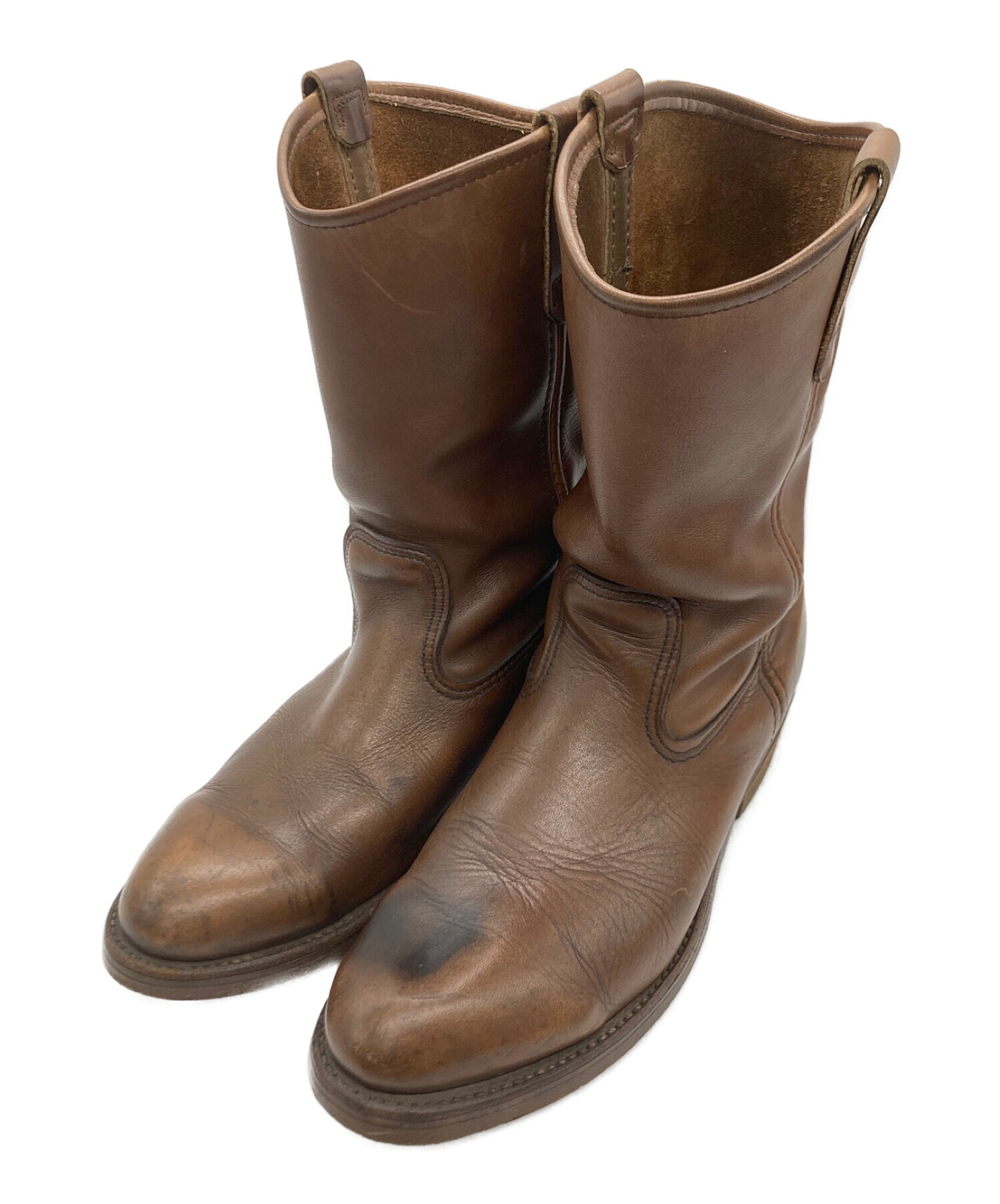 中古・古着通販】RED WING (レッドウィング) ペコスブーツ ブラウン サイズ:9E｜ブランド・古着通販 トレファク公式【TREFAC  FASHION】スマホサイト