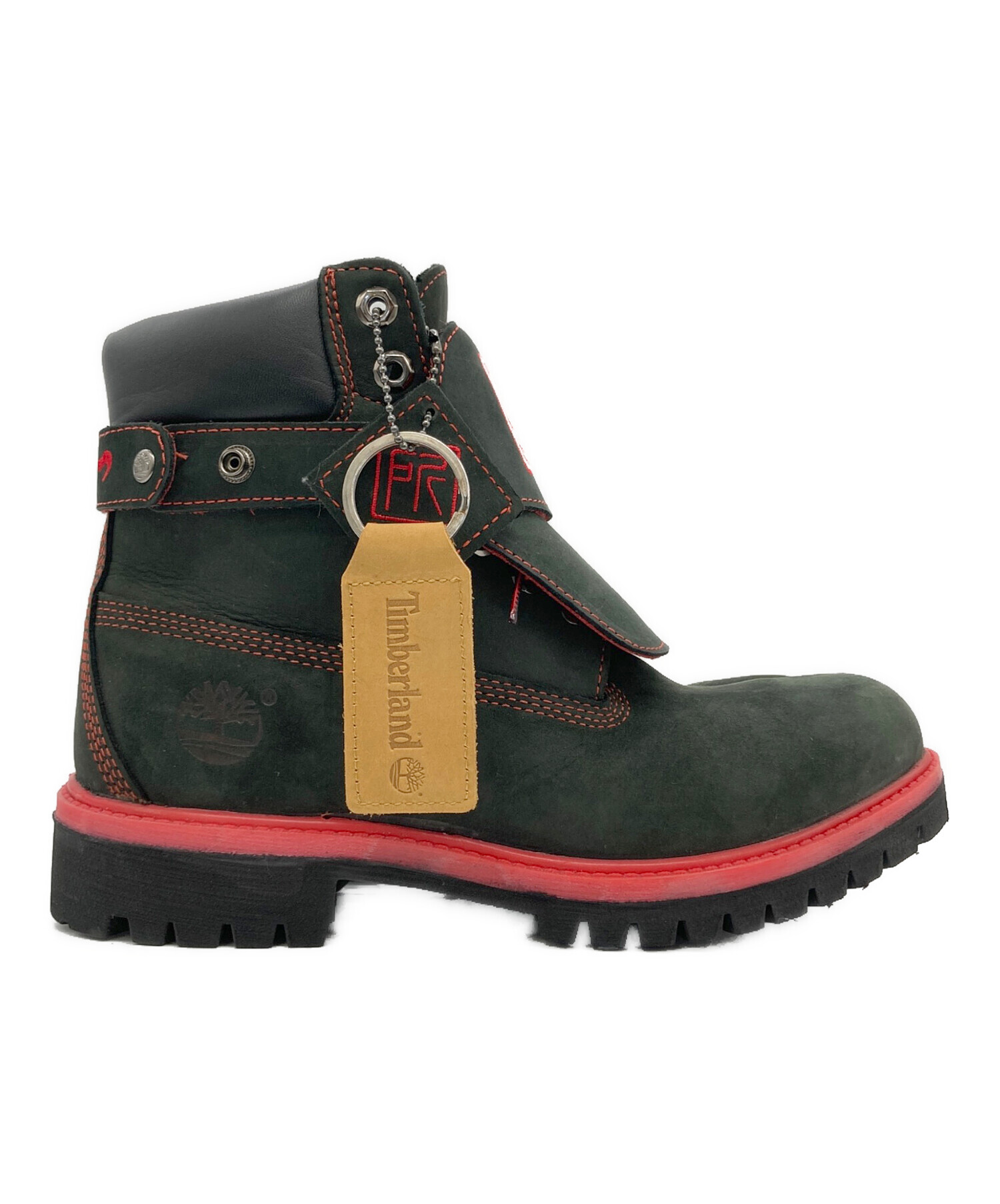 中古・古着通販】Timberland (ティンバーランド) 所ジョージ Timberland × 所ジョージ コラボブーツ ブラック×レッド  サイズ:US 7.5W｜ブランド・古着通販 トレファク公式【TREFAC FASHION】スマホサイト