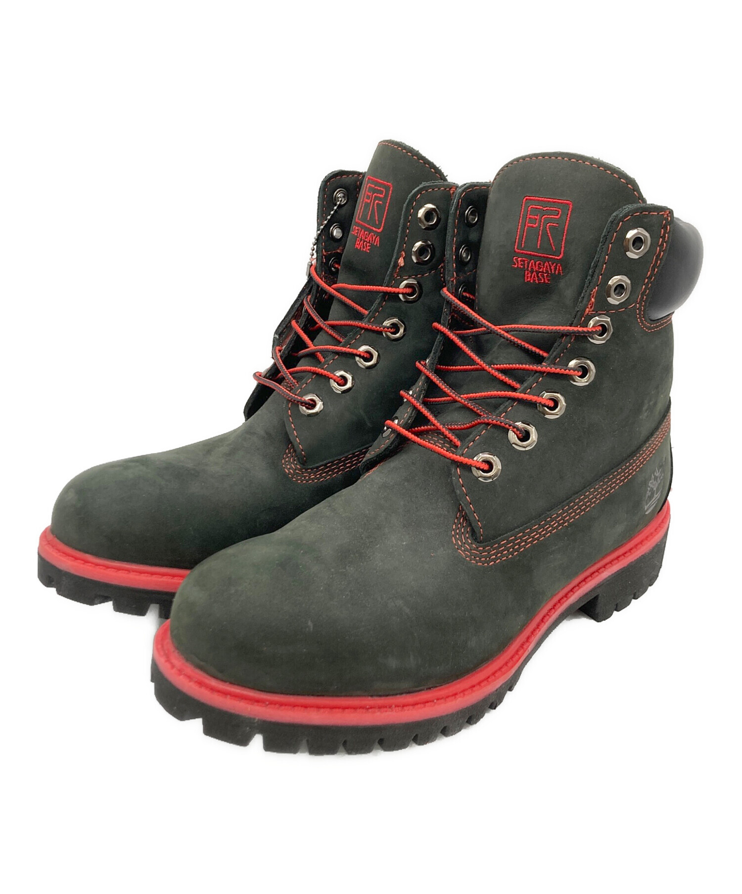 中古・古着通販】Timberland (ティンバーランド) 所ジョージ Timberland × 所ジョージ コラボブーツ ブラック×レッド  サイズ:US 7.5W｜ブランド・古着通販 トレファク公式【TREFAC FASHION】スマホサイト