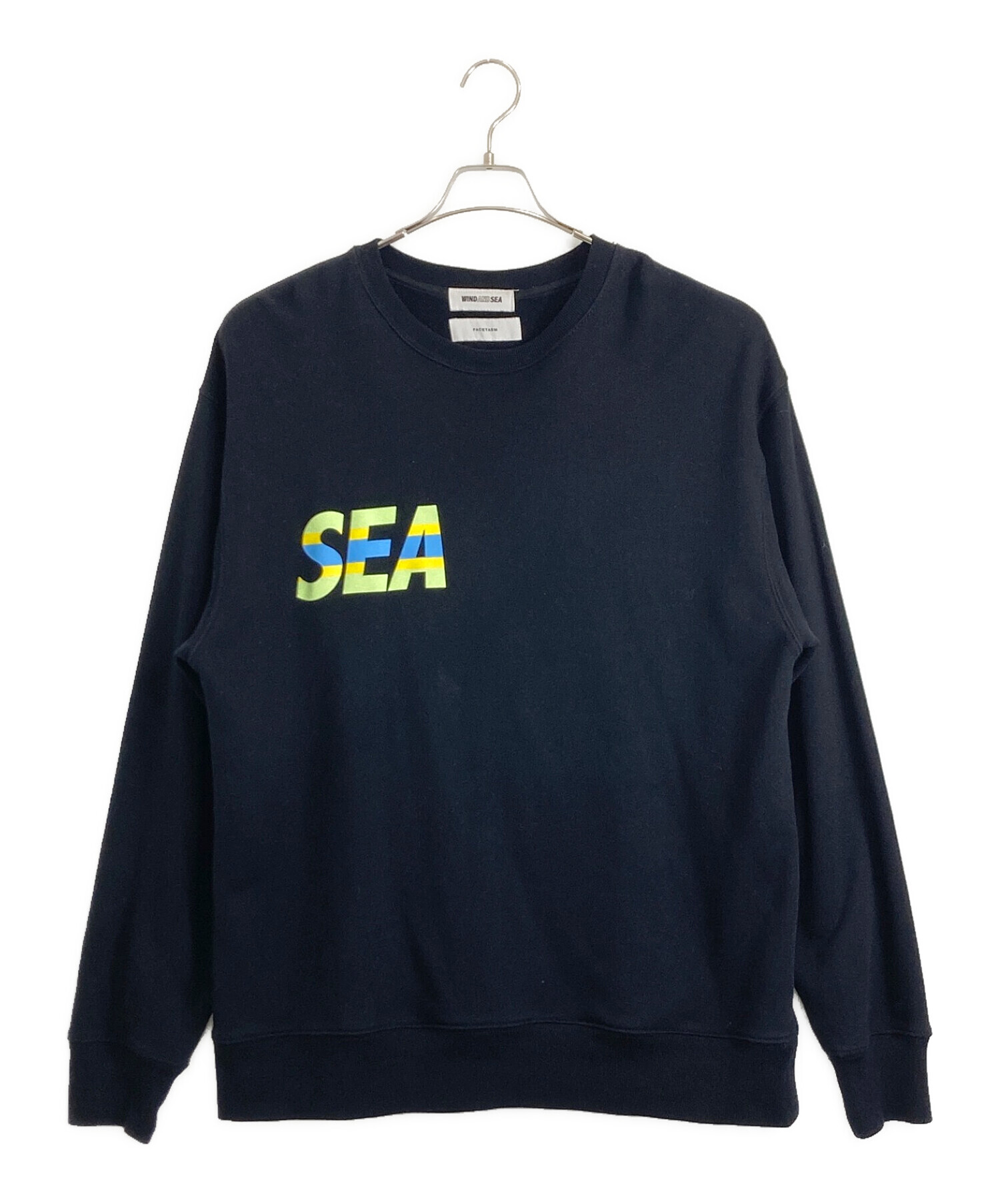 中古・古着通販】WIND AND SEA (ウィンダンシー) FACETASM (ファセッタズム) WIND AND SEA × FACETASM  スウェット ブラック サイズ:XL｜ブランド・古着通販 トレファク公式【TREFAC FASHION】スマホサイト