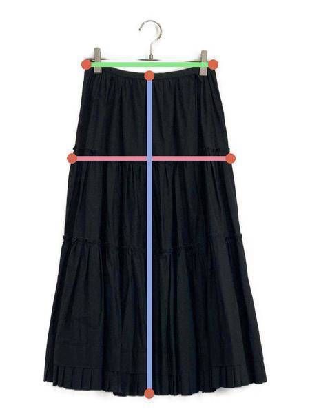 【中古・古着通販】MARC JACOBS (マーク ジェイコブス) THE PRAIRIE SKIRT ザ プレーリー スカート ブラック  サイズ:00｜ブランド・古着通販 トレファク公式【TREFAC FASHION】スマホサイト