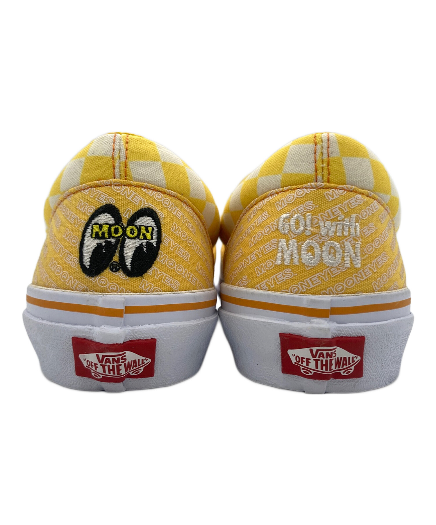 中古・古着通販】VANS (バンズ) MOONEYES (ムーンアイズ) VANS × MOONEYES SLIP-ON スリッポン オレンジ  サイズ:US 9H｜ブランド・古着通販 トレファク公式【TREFAC FASHION】スマホサイト