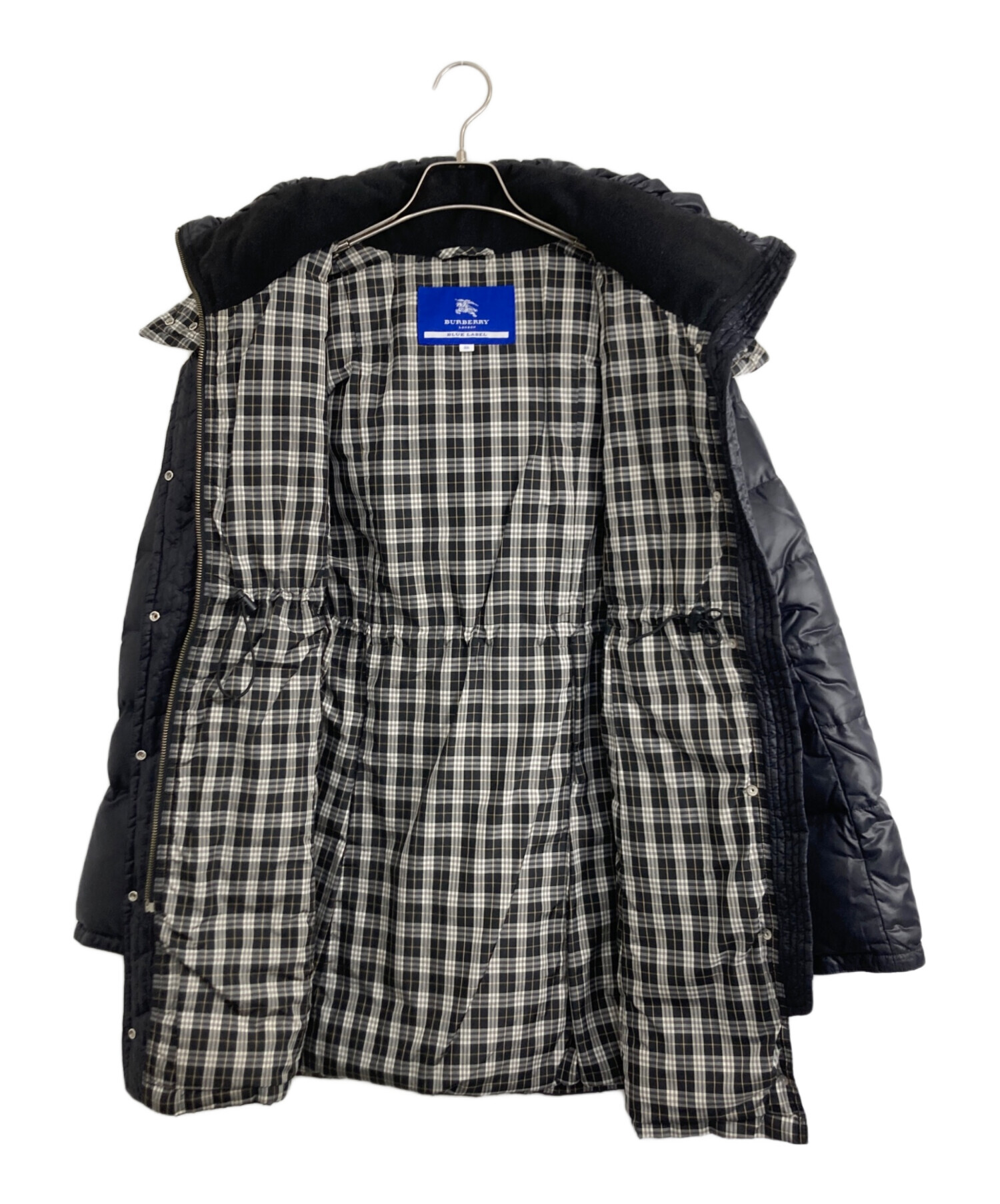 中古・古着通販】BURBERRY BLUE LABEL (バーバリーブルーレーベル) BURBERRY BLUE LABEL（バーバリーブルーレーベル） 中綿コート ブラック サイズ:38｜ブランド・古着通販 トレファク公式【TREFAC FASHION】スマホサイト