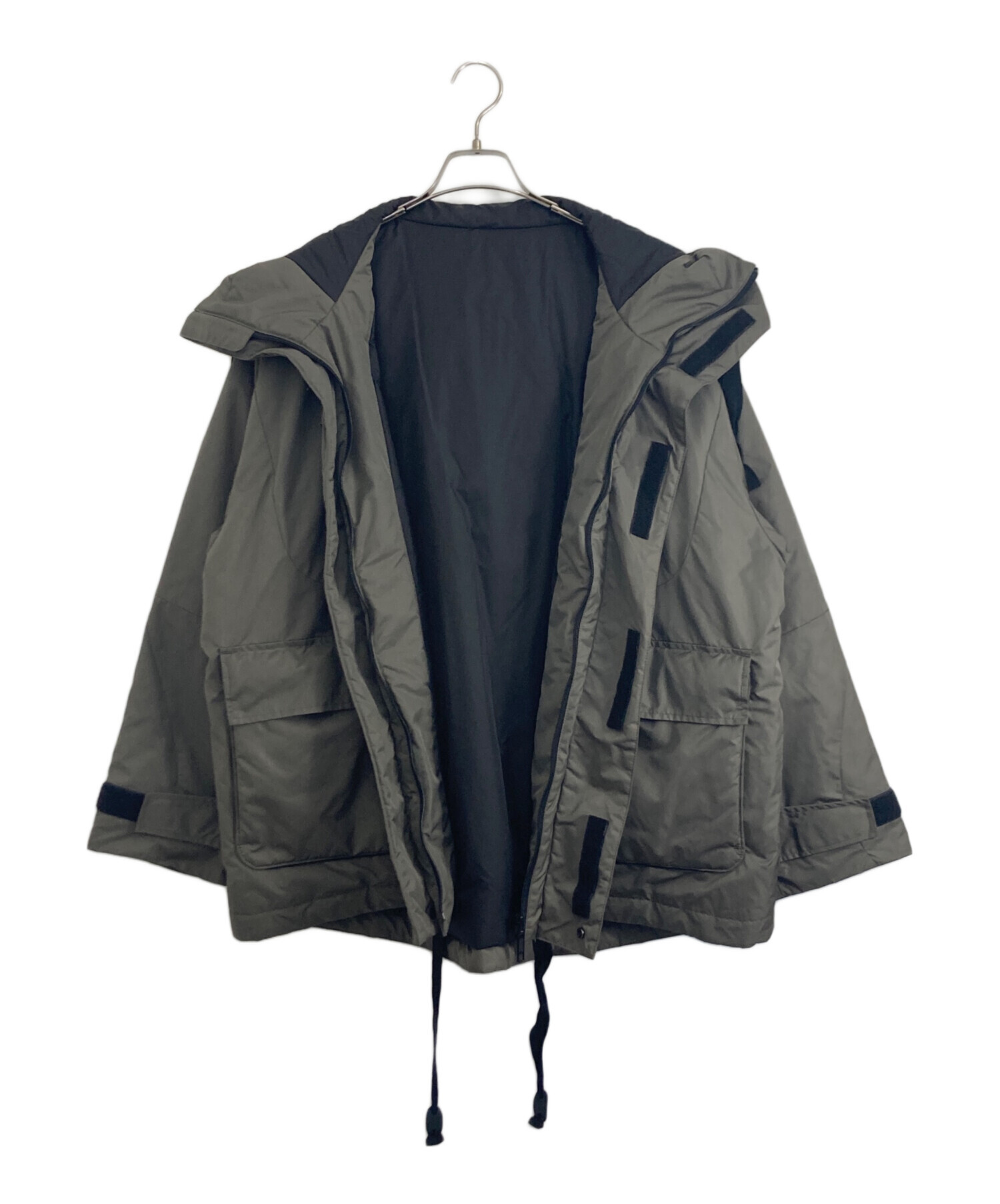 中古・古着通販】URU (ウル) HOODED PADDING JACKET グレー サイズ:2｜ブランド・古着通販 トレファク公式【TREFAC  FASHION】スマホサイト