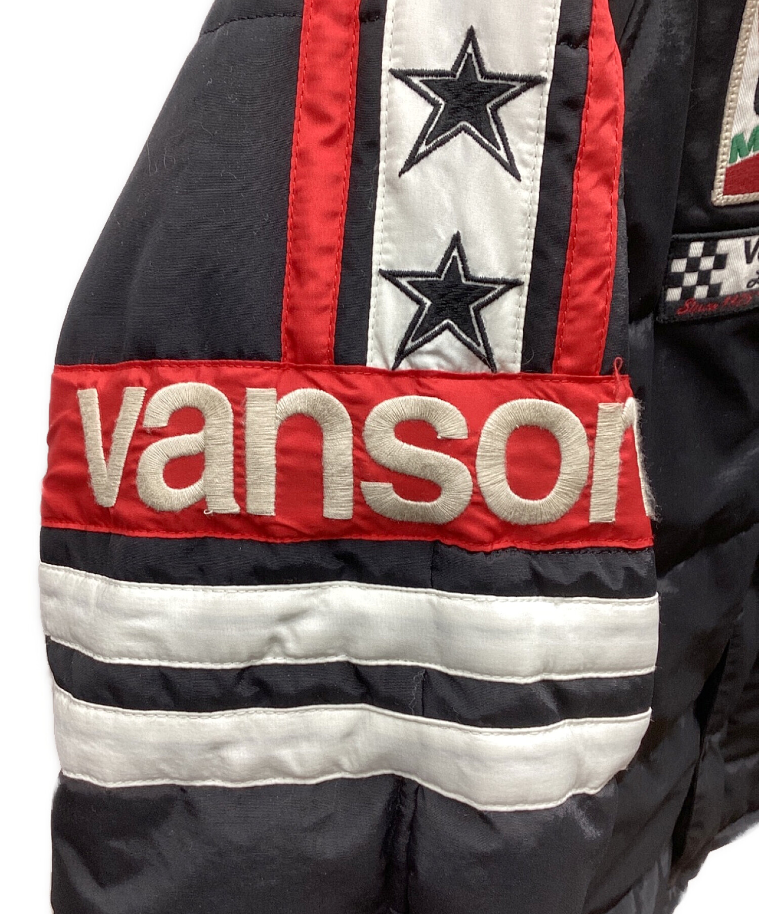 中古・古着通販】VANSON (バンソン) 中綿ジャケット ブラック