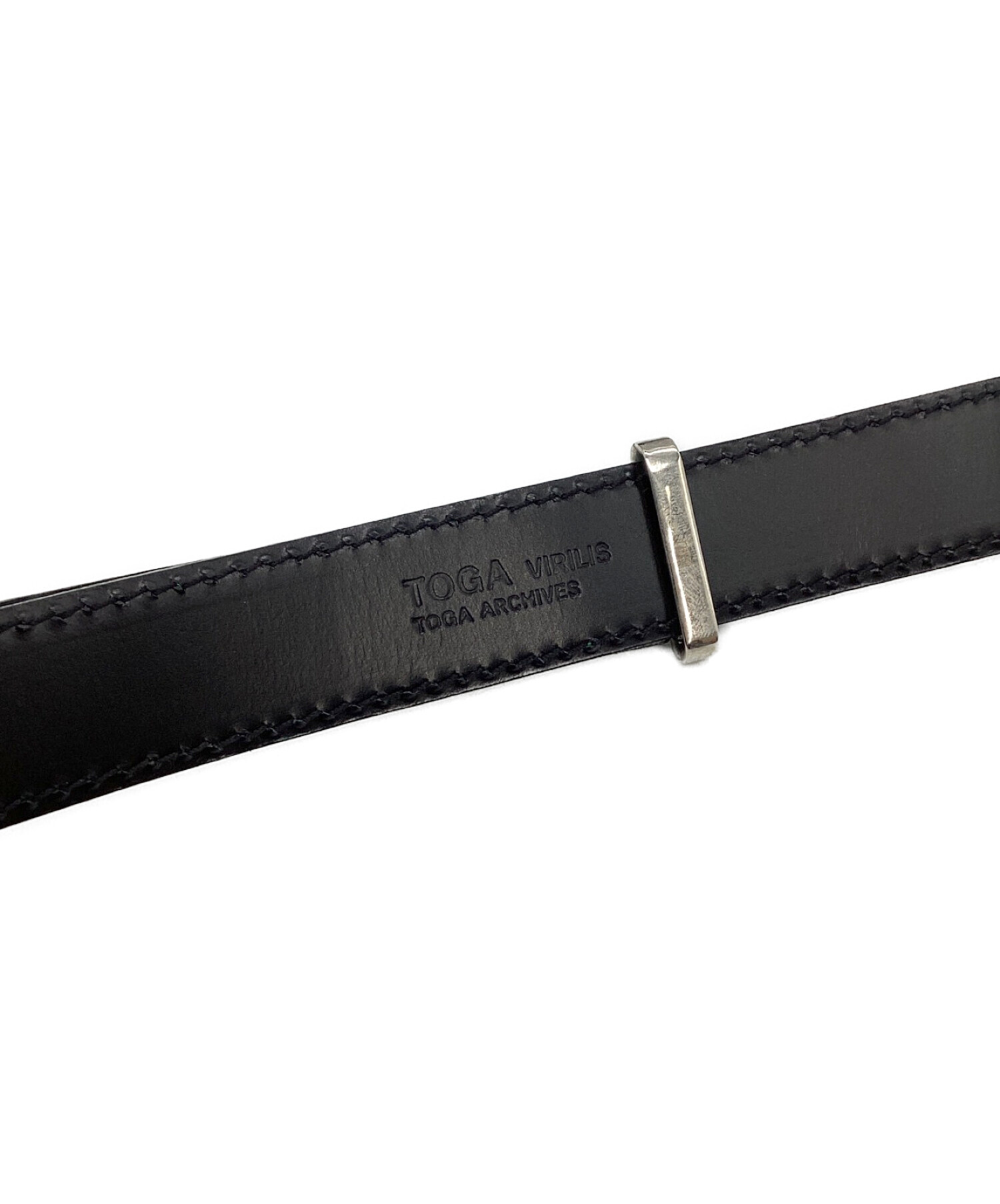 中古・古着通販】TOGA VIRILIS (トーガ ビリリース) METAL BACKLE BELT