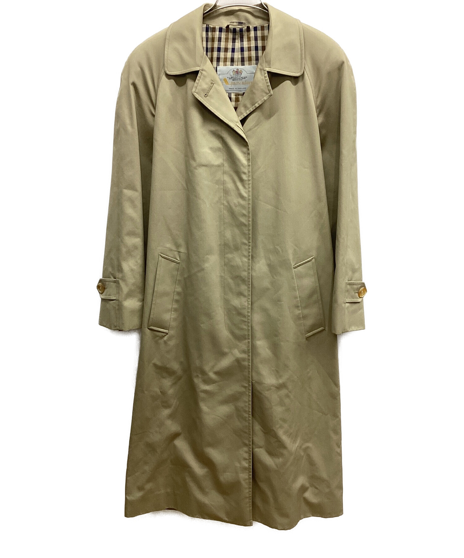 中古・古着通販】Aquascutum (アクアスキュータム) トレンチコート