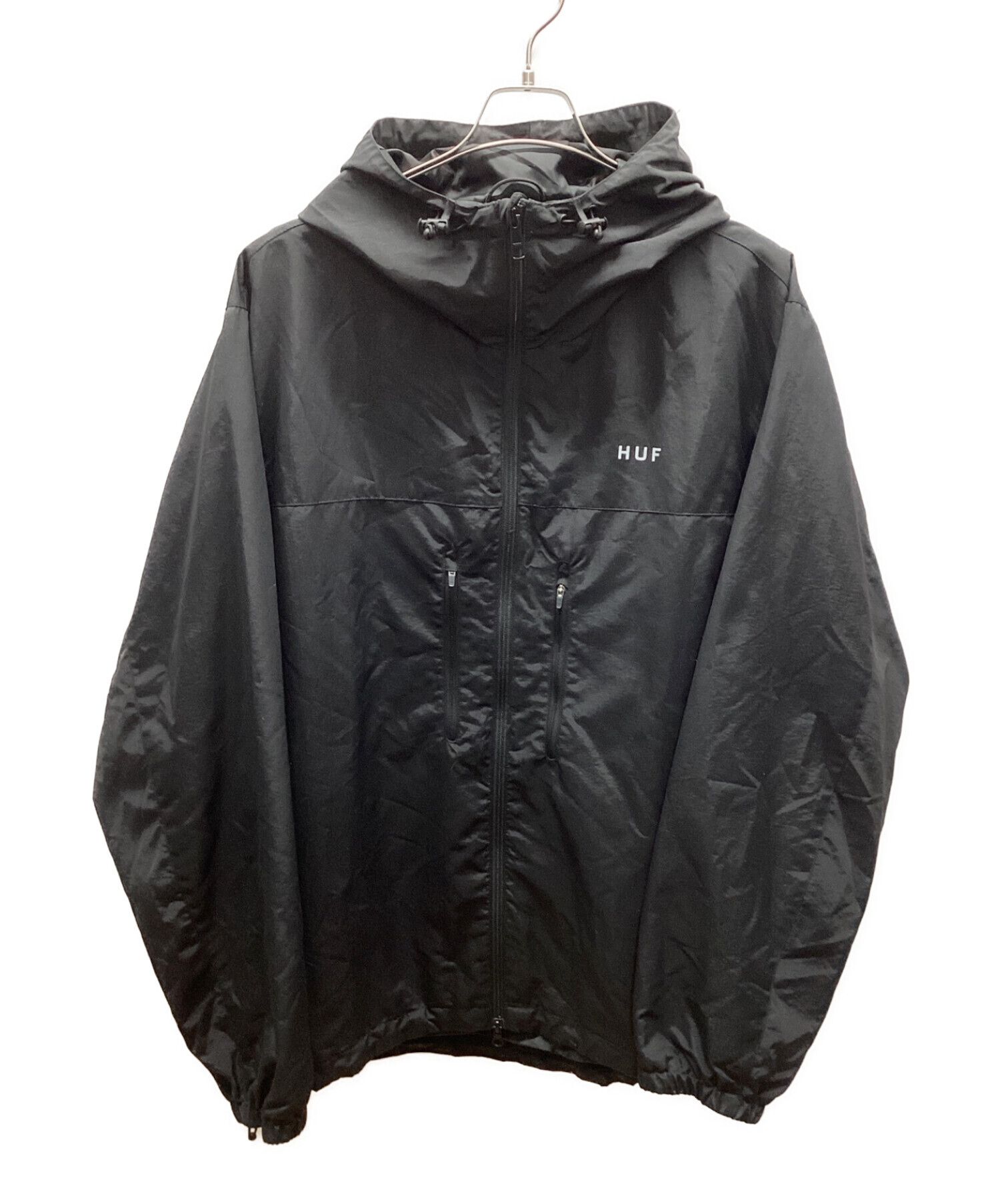 中古・古着通販】HUF (ハフ) マウンテンパーカー ブラック サイズ:XXL