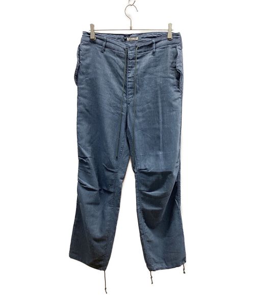 【中古・古着通販】AURALEE (オーラリー) WOOL LINEN TWILL FIELD PANTS ブルー サイズ:L｜ブランド・古着通販  トレファク公式【TREFAC FASHION】スマホサイト