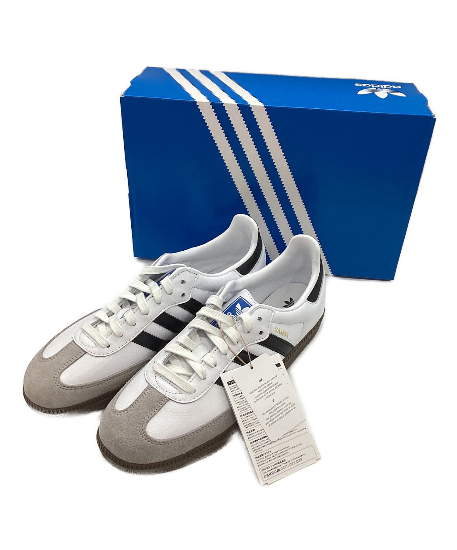 中古・古着通販】adidas (アディダス) SAMBA OG ホワイト サイズ:27 未