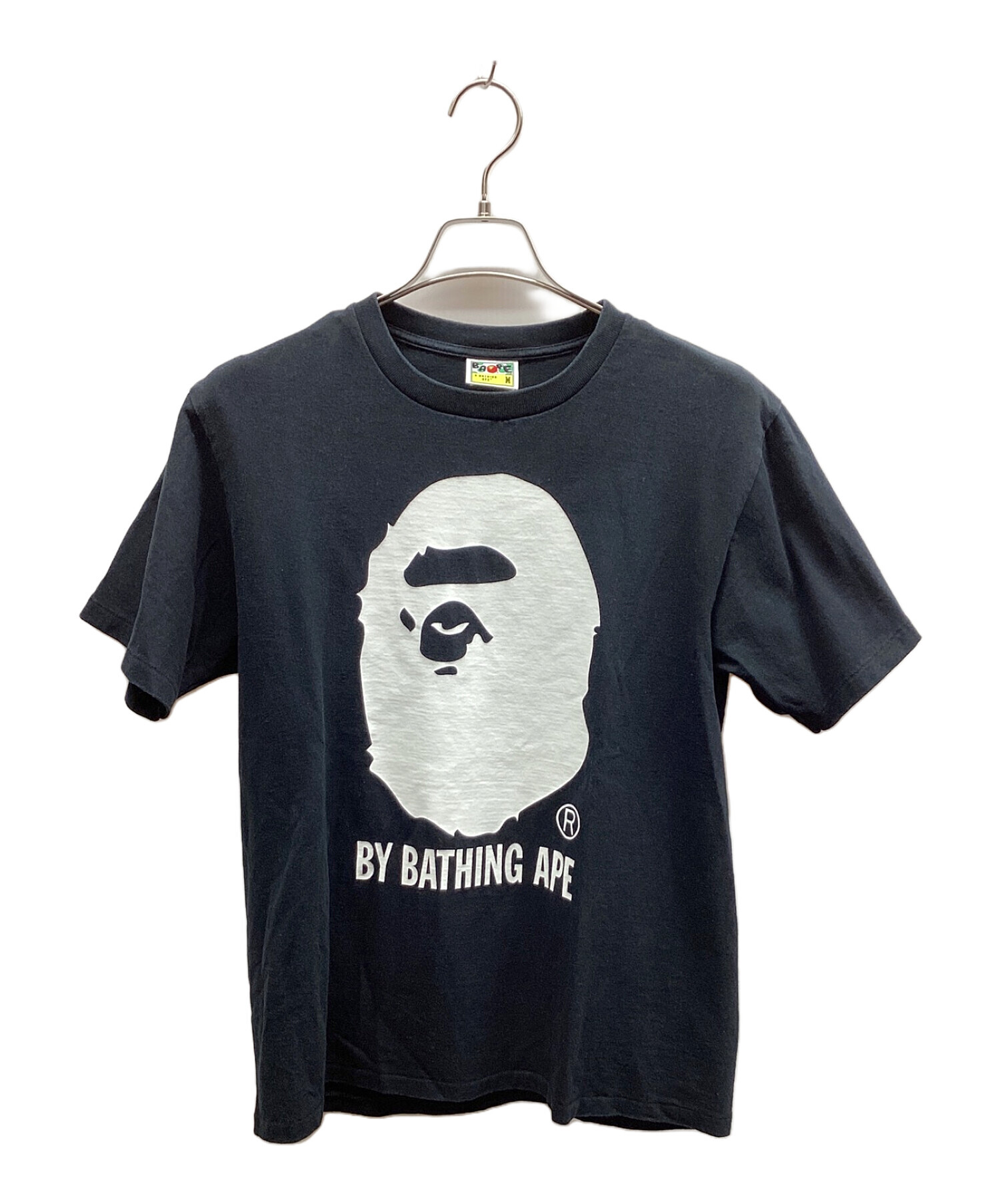 A BATHING APE (アベイシングエイプ) プリントTシャツ ブラック サイズ:M