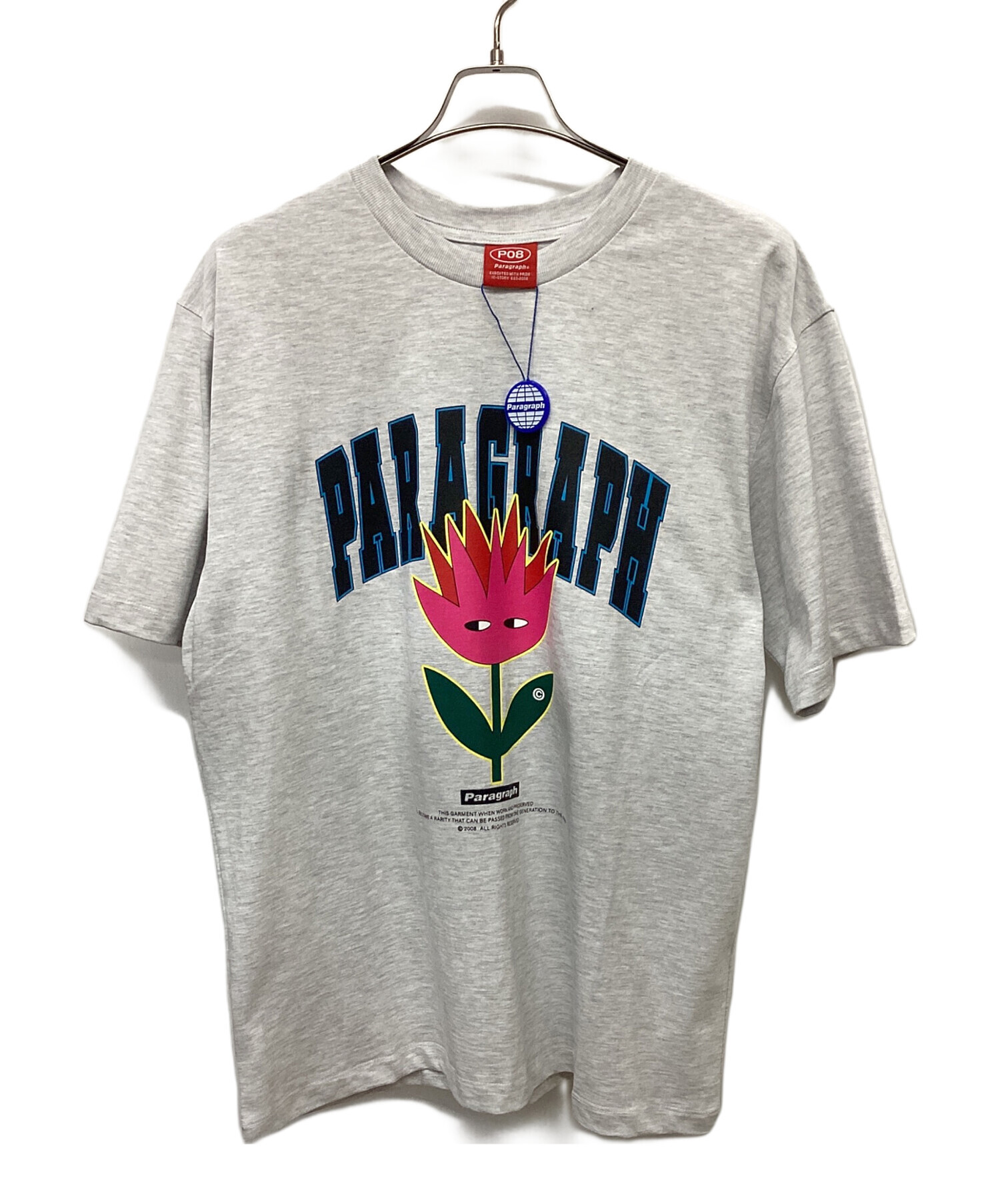 中古・古着通販】paragraph (パラグラフ) 半袖Tシャツ グレー サイズ:L 未使用品｜ブランド・古着通販 トレファク公式【TREFAC  FASHION】スマホサイト