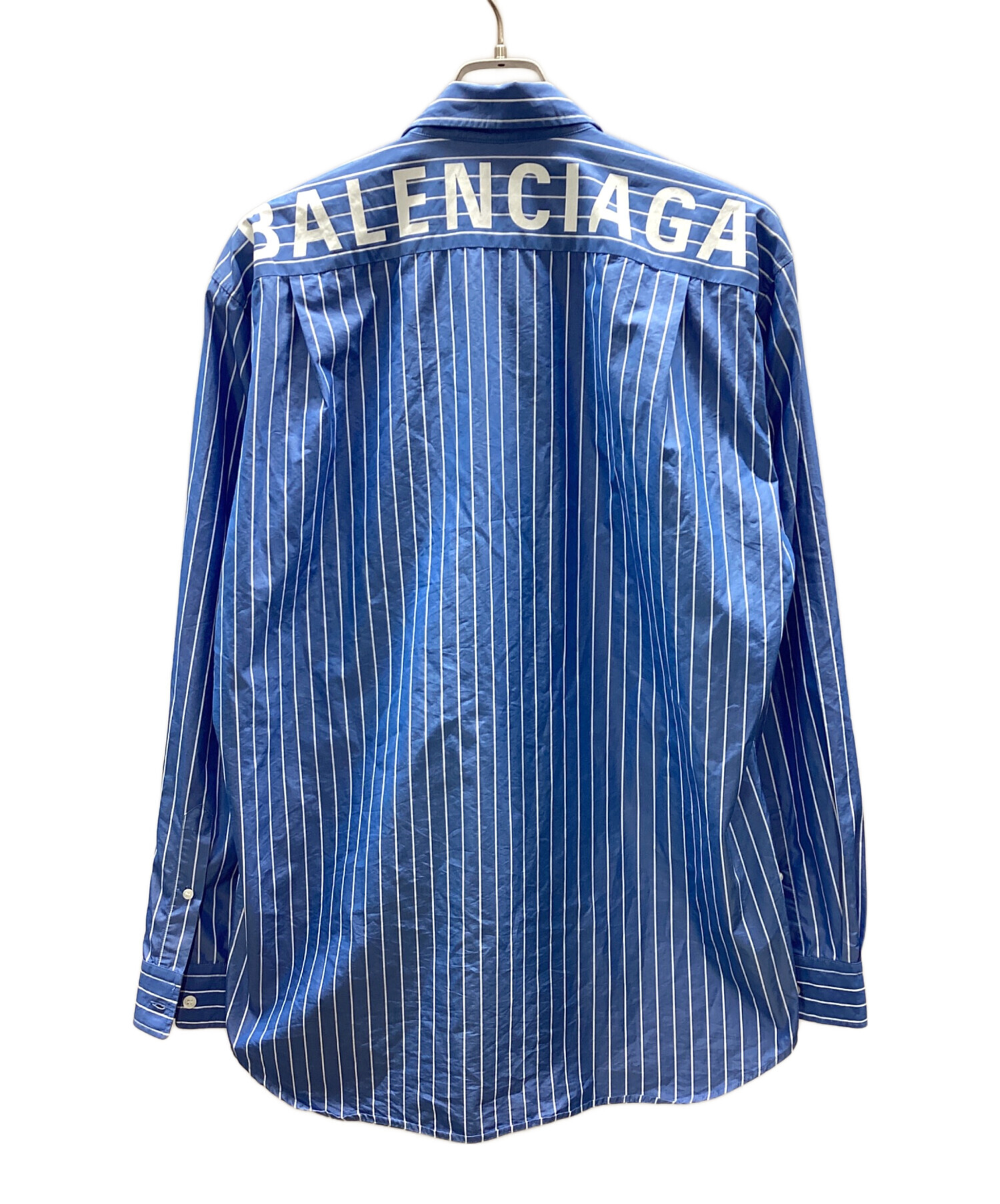 中古・古着通販】BALENCIAGA (バレンシアガ) 長袖シャツ ブルー サイズ:37｜ブランド・古着通販 トレファク公式【TREFAC  FASHION】スマホサイト