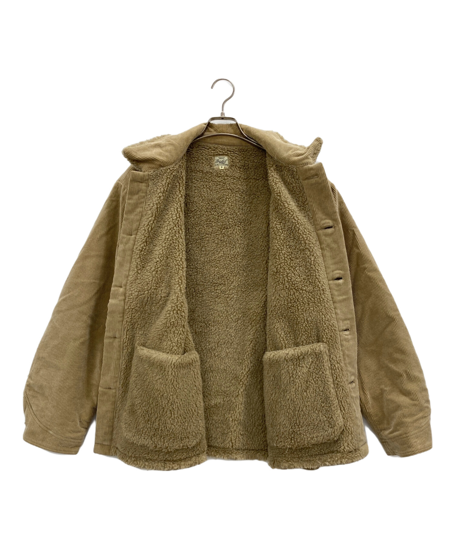 gold (ゴールド) 9W CORDUROY RANCH JACKET(コーデュロイ ランチジャケット) ベージュ サイズ:M