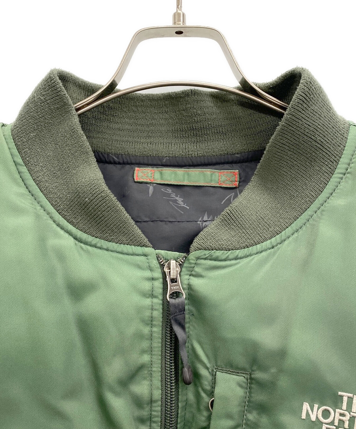 THE NORTH FACE (ザ ノース フェイス) FUTURA (フューチュラ) Q THREE JACKET MA-1 オリーブ サイズ:XL