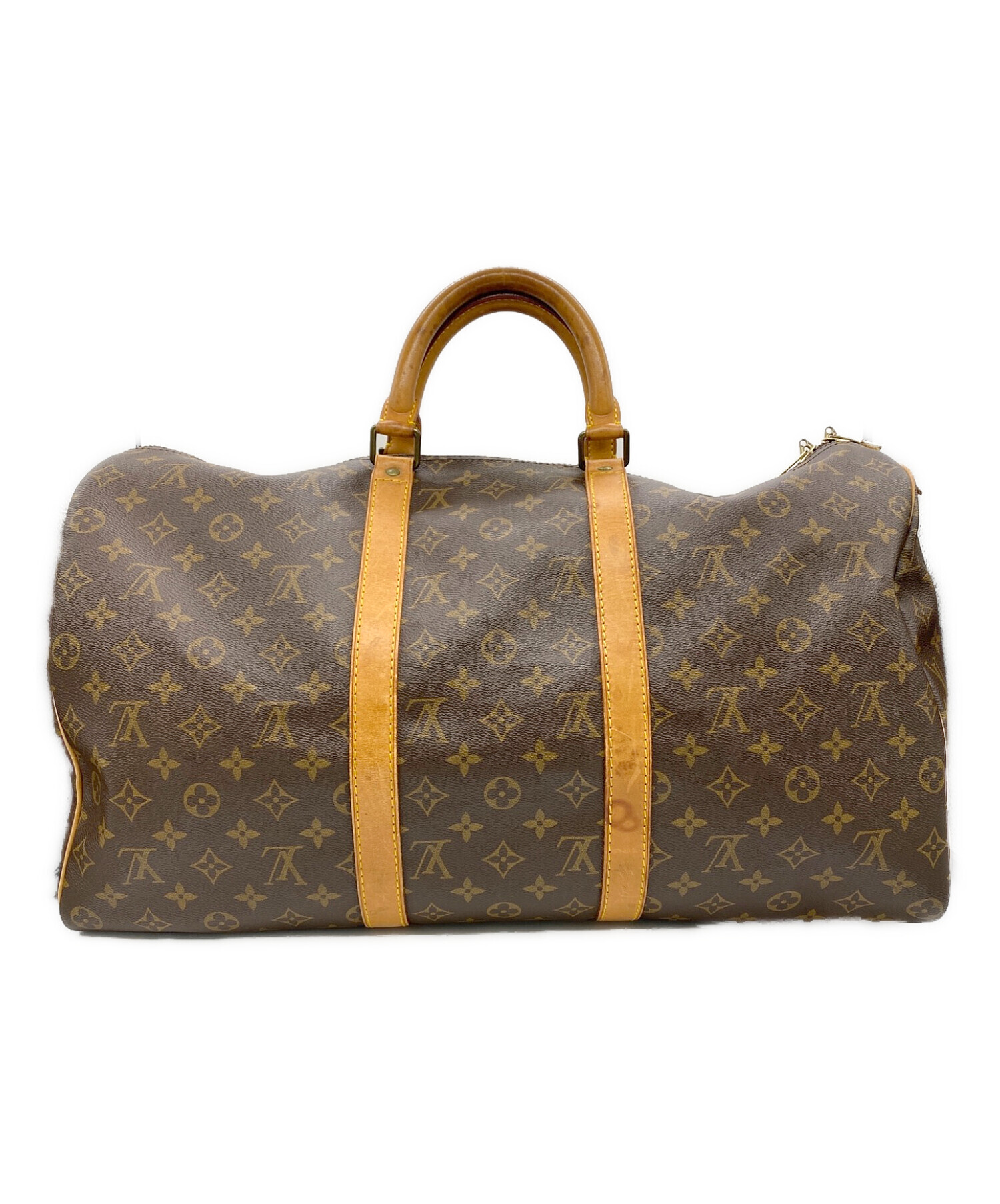 中古・古着通販】LOUIS VUITTON (ルイ ヴィトン) トラベルバッグ モノグラム キーポル50 ブラウン｜ブランド・古着通販  トレファク公式【TREFAC FASHION】スマホサイト