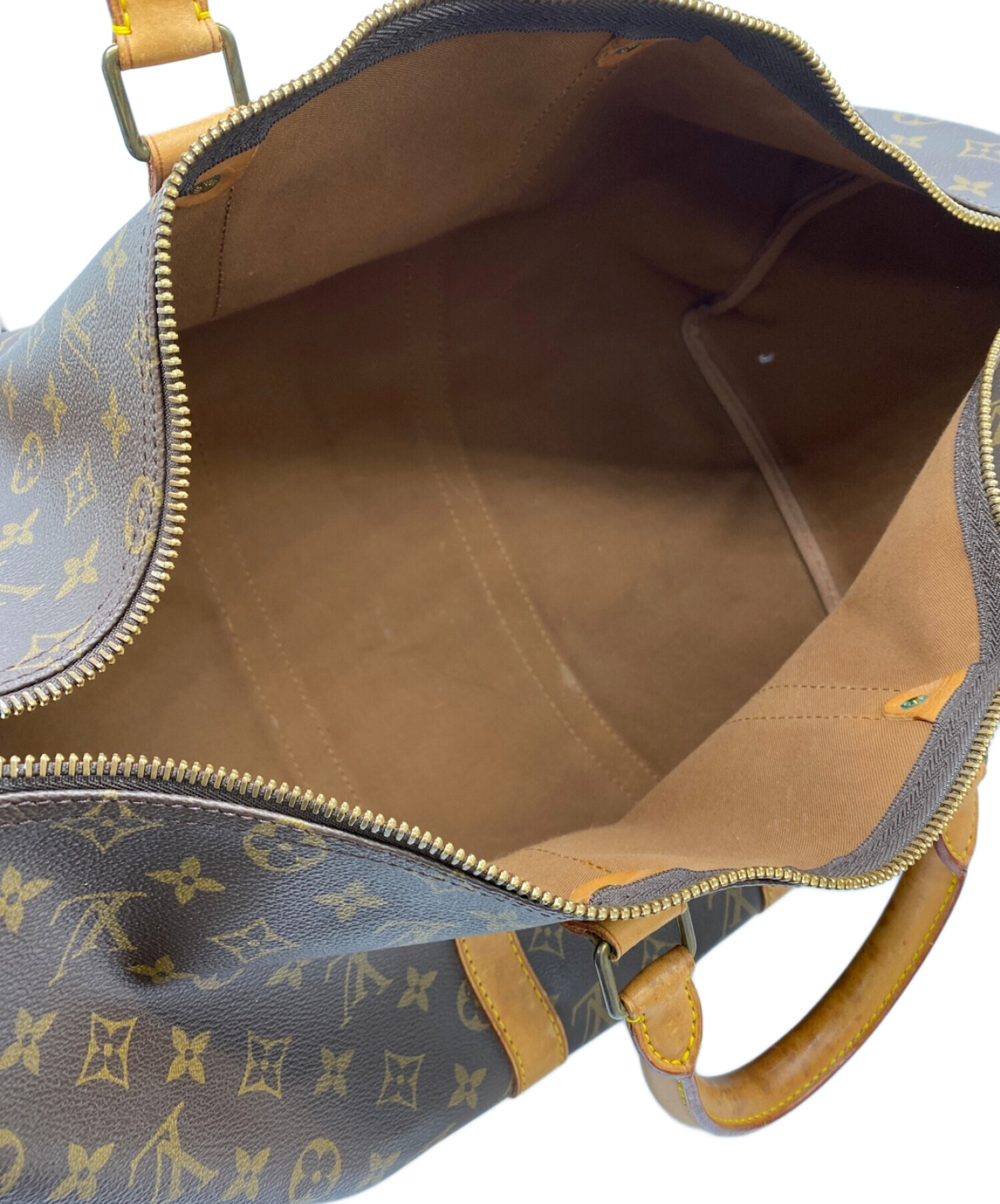 LOUIS VUITTON (ルイ ヴィトン) トラベルバッグ　モノグラム　キーポル50 ブラウン