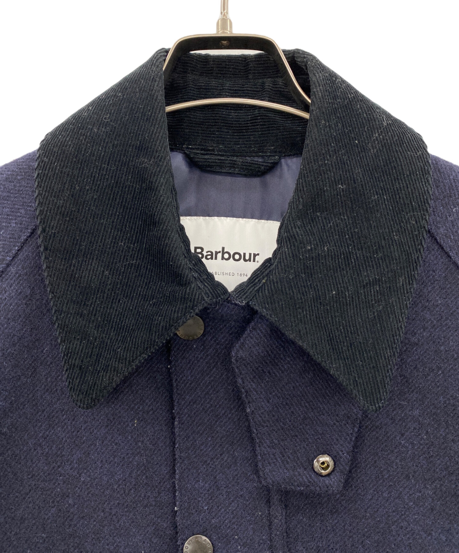 Barbour (バブアー) BEDALE SL BLISSTEX TWEEDS（ビデイルジャケット） ネイビー サイズ:36