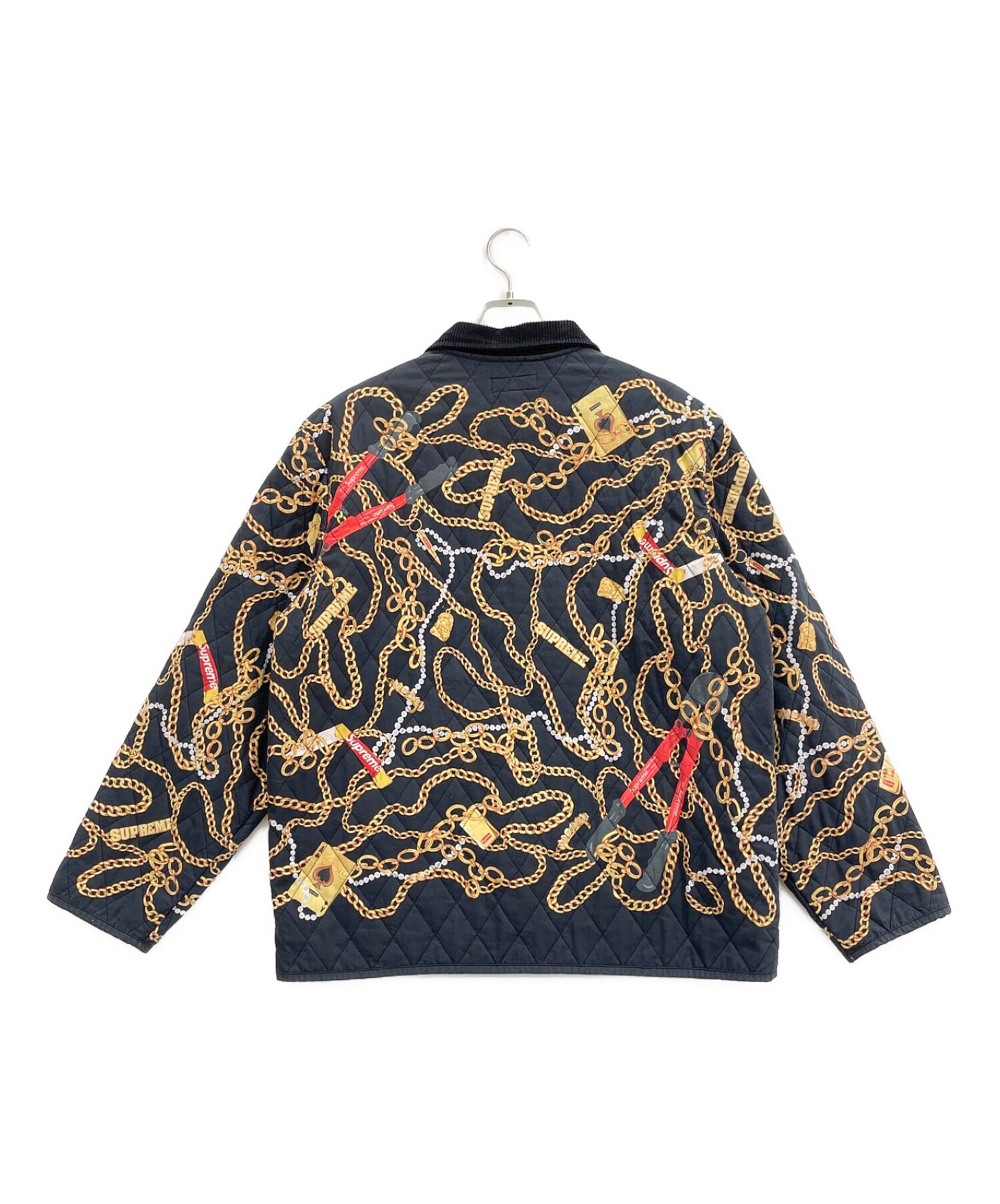 Supreme Chains Quilted Jacket L身幅59cm