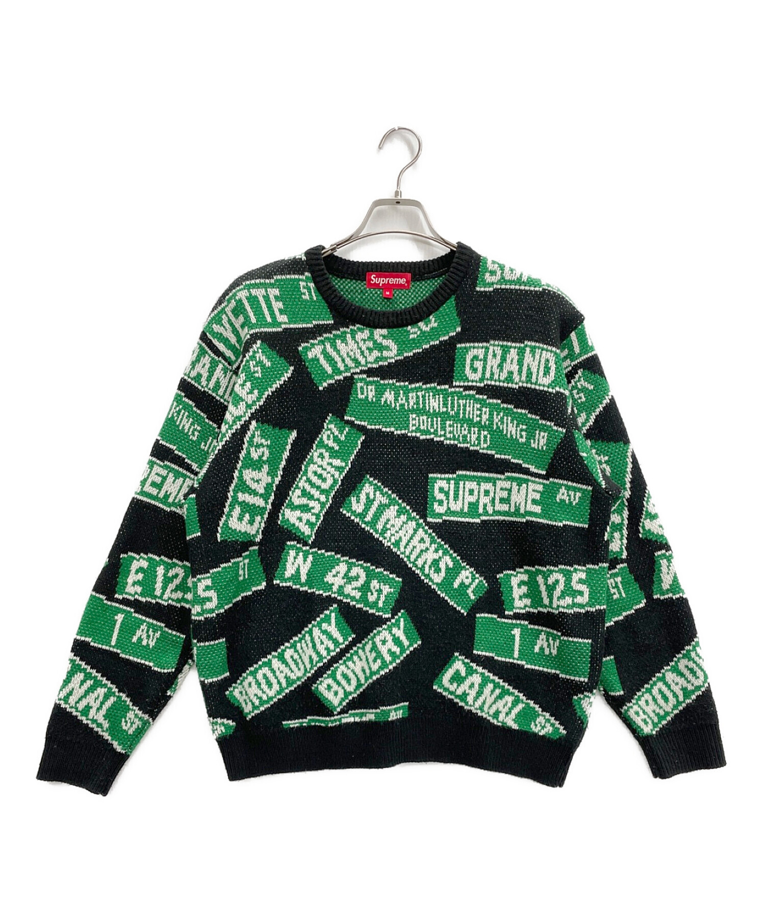 中古・古着通販】SUPREME (シュプリーム) street signs sweater