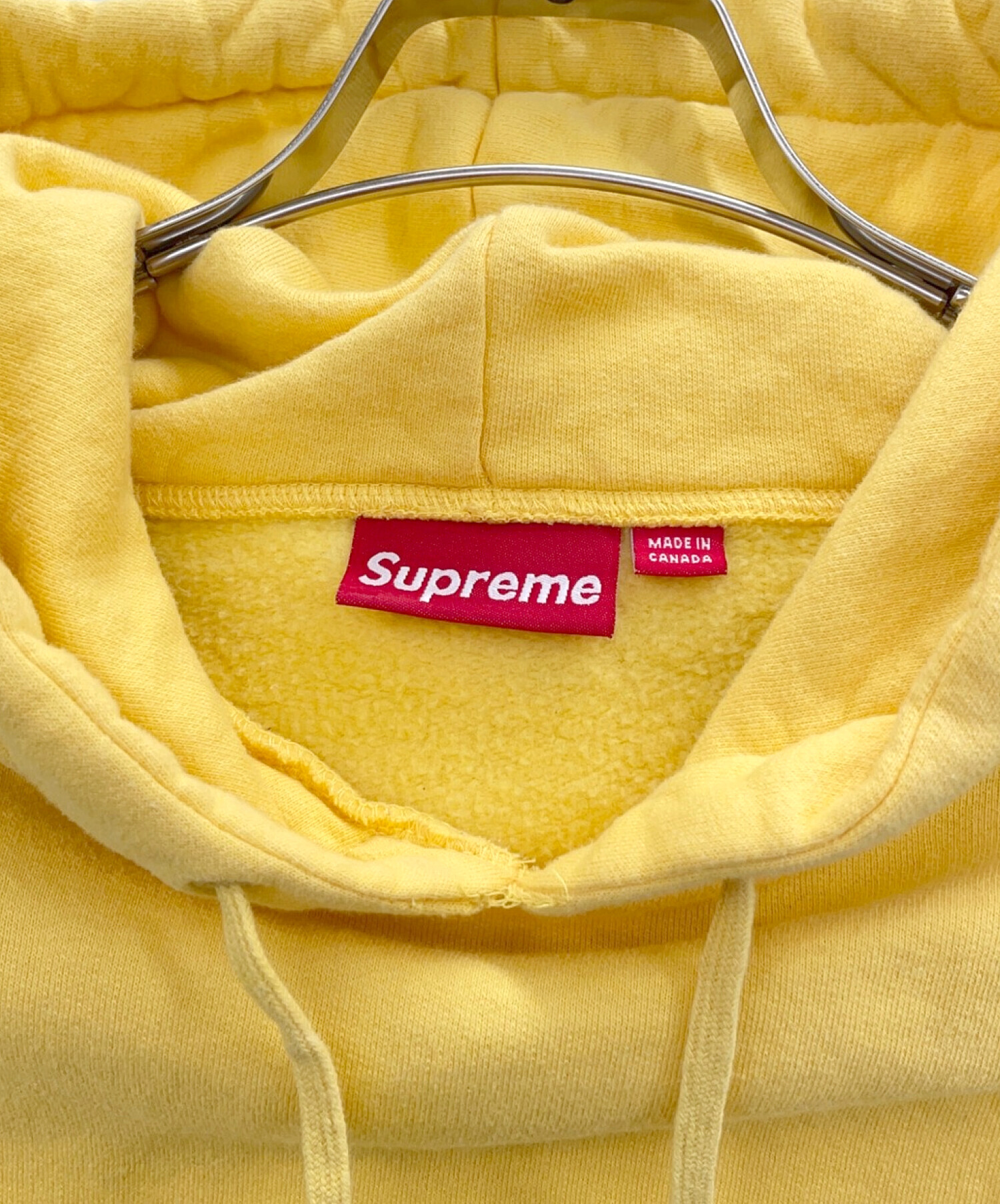 中古・古着通販】SUPREME (シュプリーム) プルオーバーパーカー イエロー サイズ:L｜ブランド・古着通販 トレファク公式【TREFAC  FASHION】スマホサイト