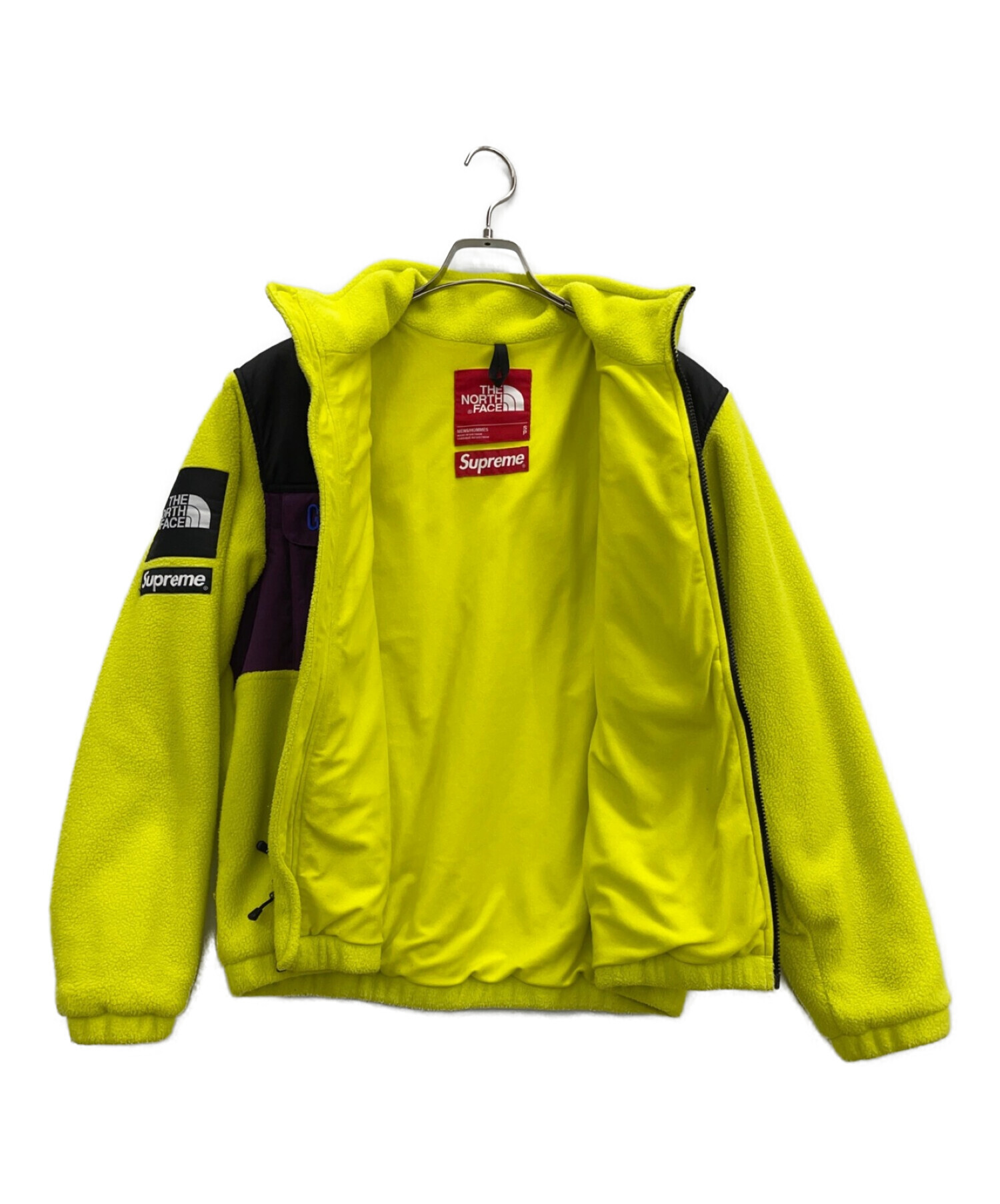 SUPREME THE NORTH FACE (ザ ノース フェイス) SUPREME×THE NORTH FACE　 Expedition  Fleece jacket（フリースジャケット／NL71809I） イエロー サイズ:S