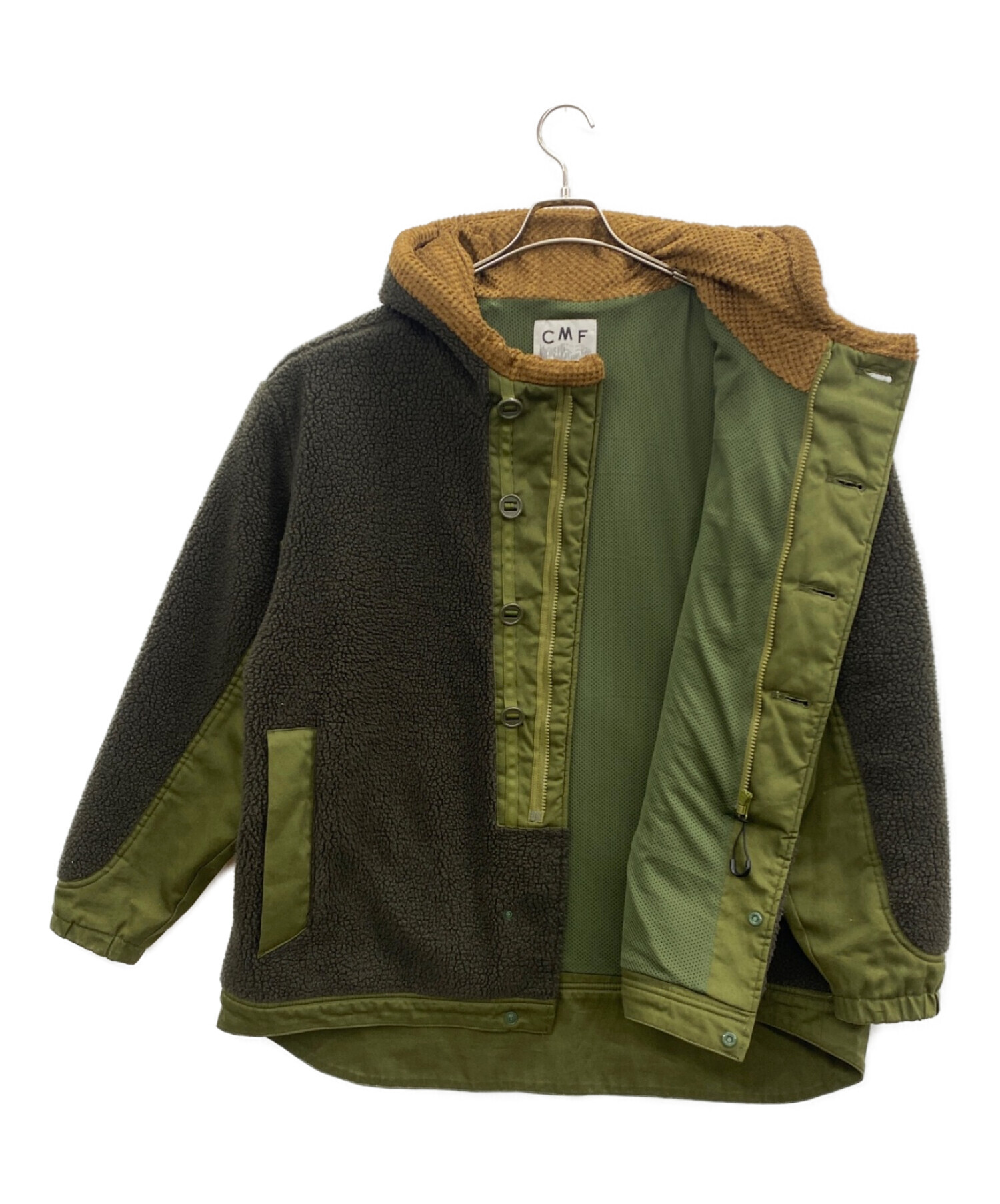 中古・古着通販】CMF OUTDOOR GARMENT (シーエムエフ アウトドアガーメント) C-43 フリースパイルジャケット オリーブ  サイズ:L｜ブランド・古着通販 トレファク公式【TREFAC FASHION】スマホサイト