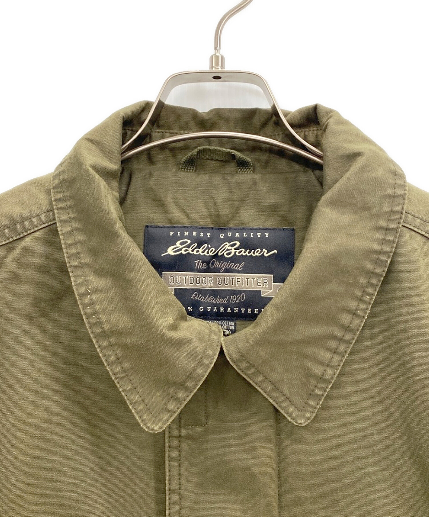 中古・古着通販】Eddie Bauer (エディーバウアー) ハンティングジャケット オリーブ サイズ:M｜ブランド・古着通販  トレファク公式【TREFAC FASHION】スマホサイト