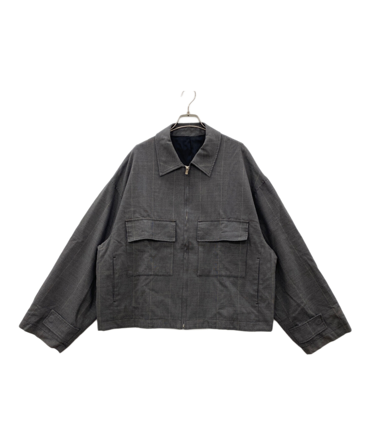 stein (シュタイン) OVER SLEEVE ZIP JACKET（オーバースリーブジップジャケット） グレー サイズ:S