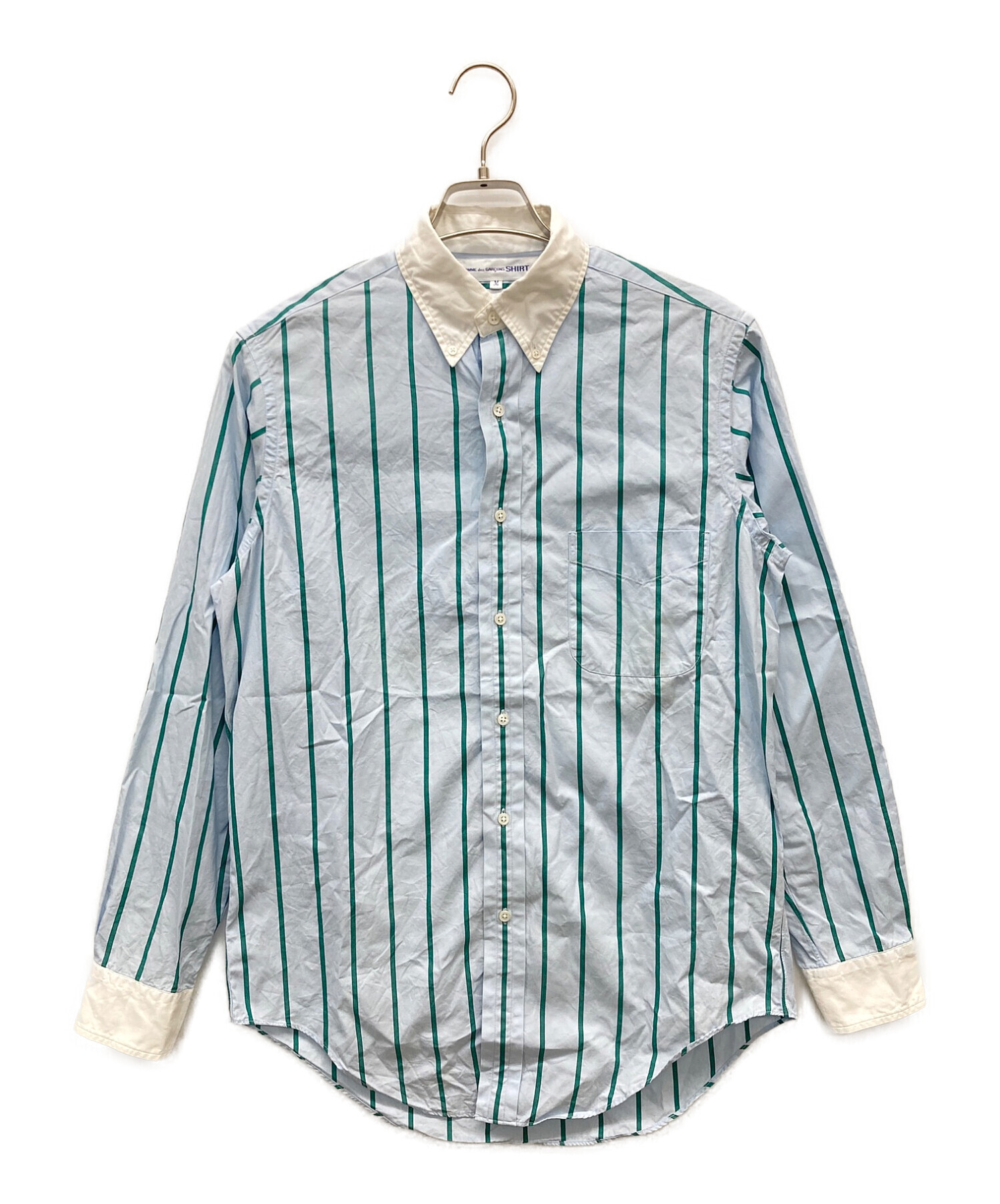 中古・古着通販】COMME des GARCONS SHIRT (コムデギャルソンシャツ) COMME des GARCONS ワイシャツ ブルー  サイズ:M｜ブランド・古着通販 トレファク公式【TREFAC FASHION】スマホサイト