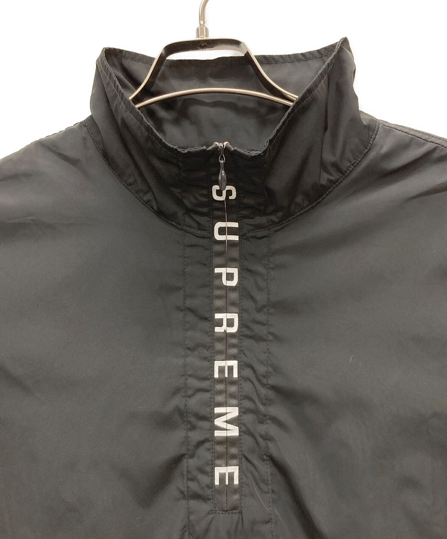 売り廉価Mサイズ supreme zip logo pullover ナイロンジャケット