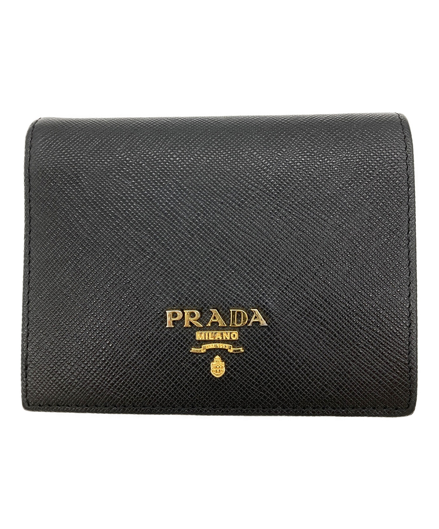 中古・古着通販】PRADA (プラダ) サフィアーノレザー 財布 ブラック｜ブランド・古着通販 トレファク公式【TREFAC  FASHION】スマホサイト