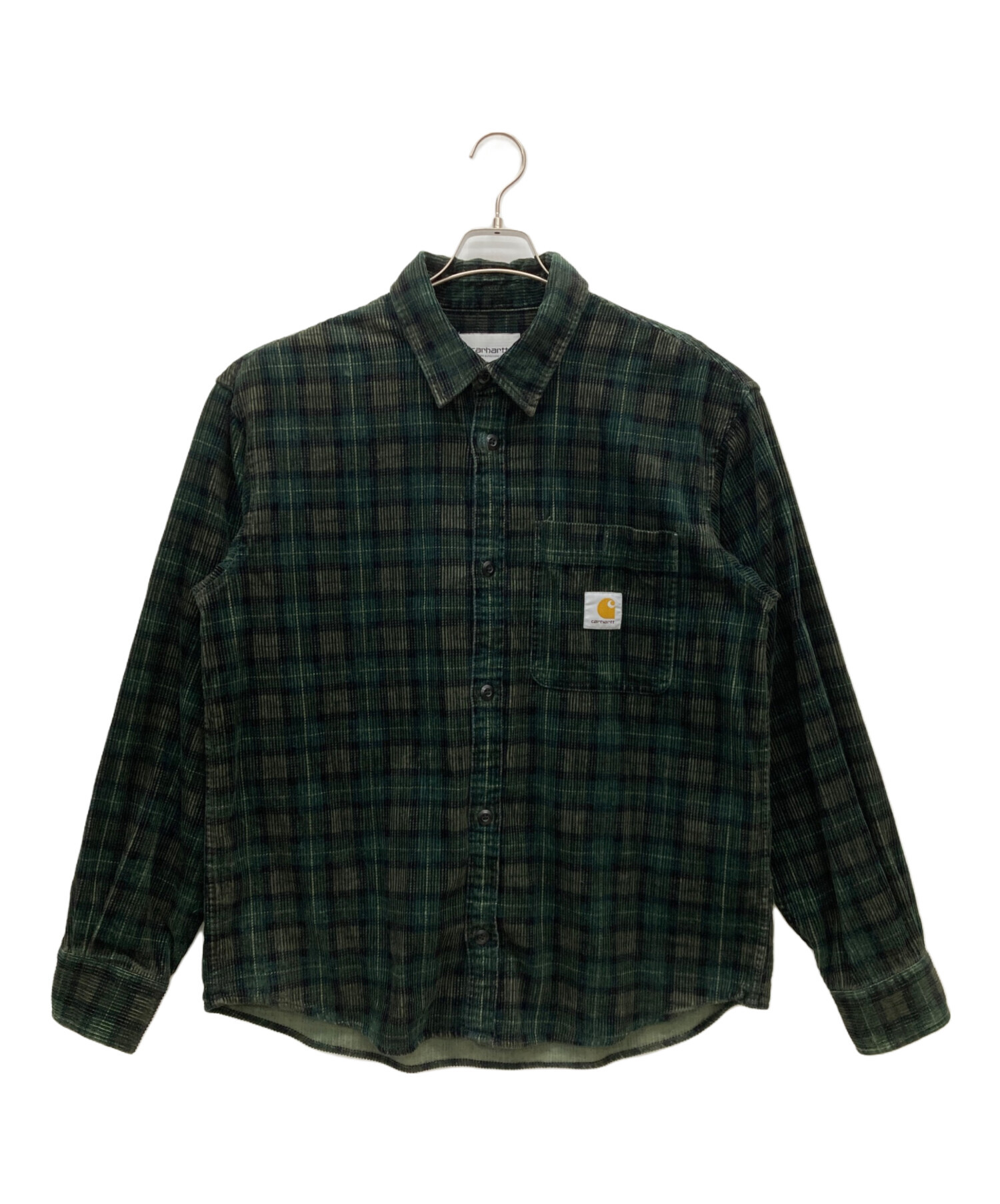 CarHartt (カーハート) コーデュロイシャツ グリーン サイズ:SIZE　L