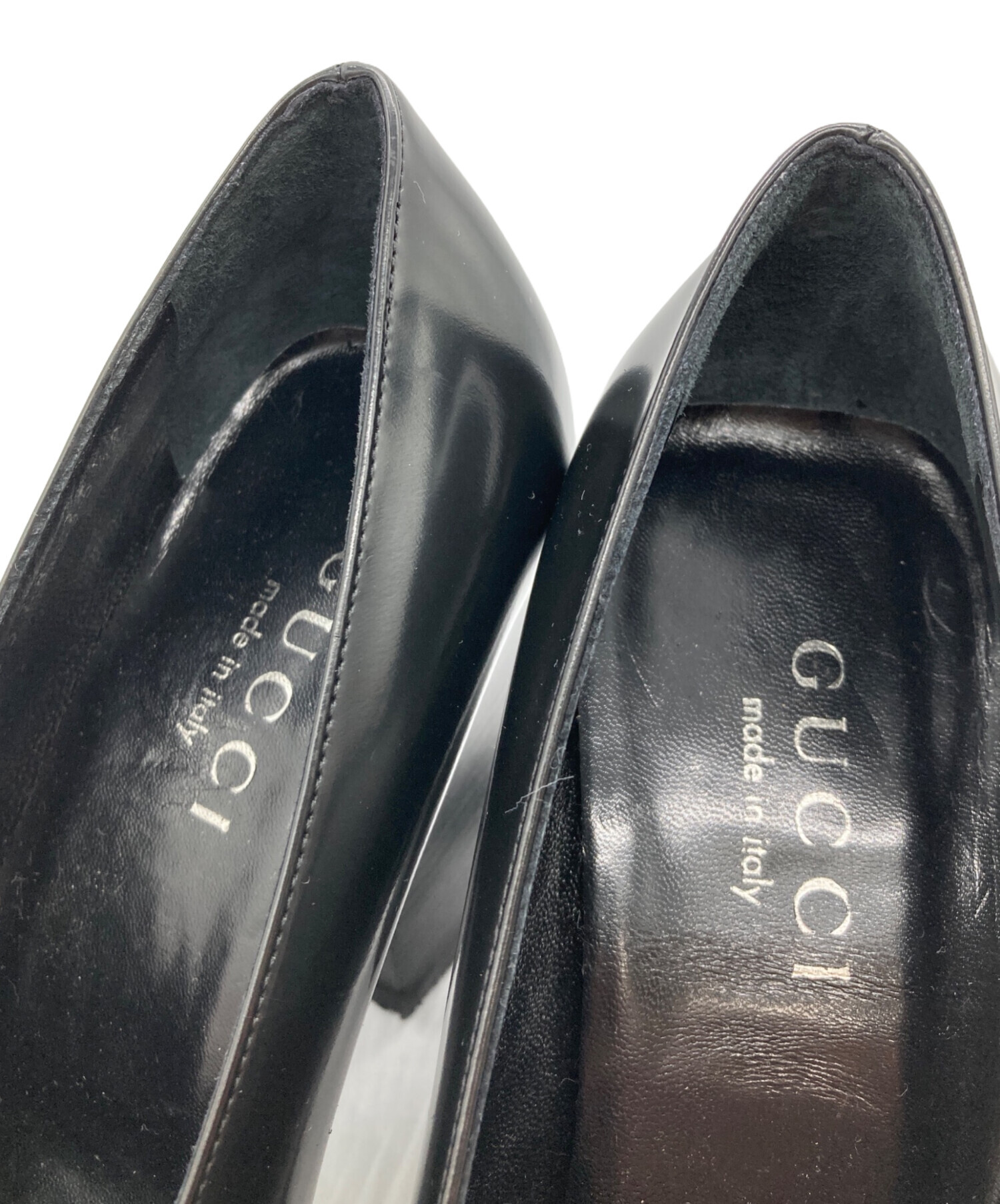 中古・古着通販】GUCCI (グッチ) ホースビットヒールローファー ブラック サイズ:35 1/2｜ブランド・古着通販 トレファク公式【TREFAC  FASHION】スマホサイト