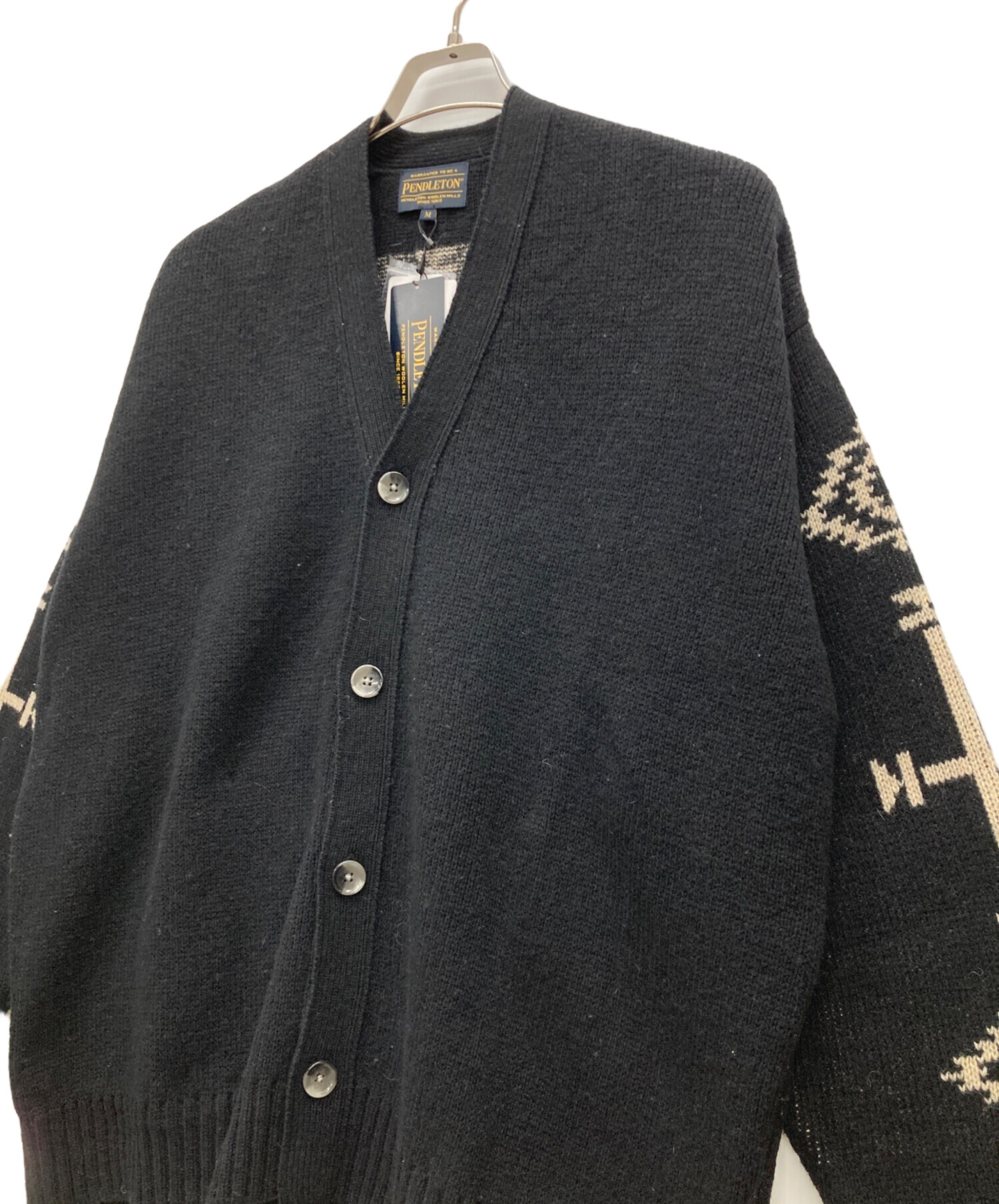 中古・古着通販】PENDLETON (ペンドルトン) ニットカーディガン ブラック サイズ:SIZE M 未使用品｜ブランド・古着通販  トレファク公式【TREFAC FASHION】スマホサイト