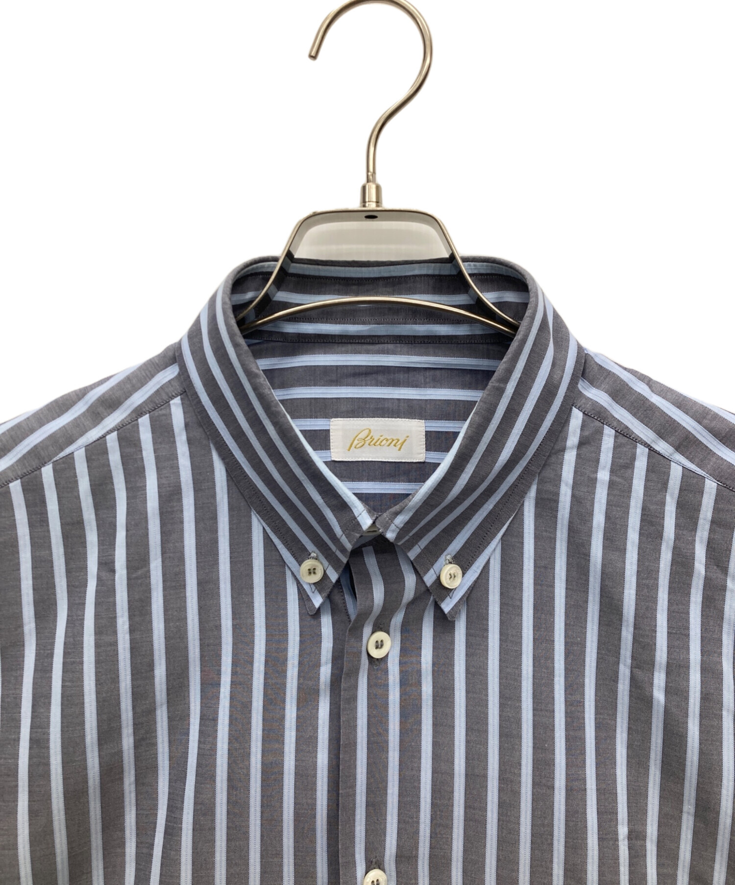 中古・古着通販】BRIONI (ブリオーニ) ドレスシャツ ブルー サイズ:SIZE L｜ブランド・古着通販 トレファク公式【TREFAC  FASHION】スマホサイト