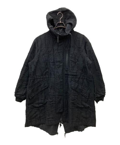 中古・古着通販】ISSEY MIYAKE MEN (イッセイミヤケメン) 17AW リバーシブルジャガードパッチワークモッズコート ブラック  サイズ:SIZE 2｜ブランド・古着通販 トレファク公式【TREFAC FASHION】スマホサイト