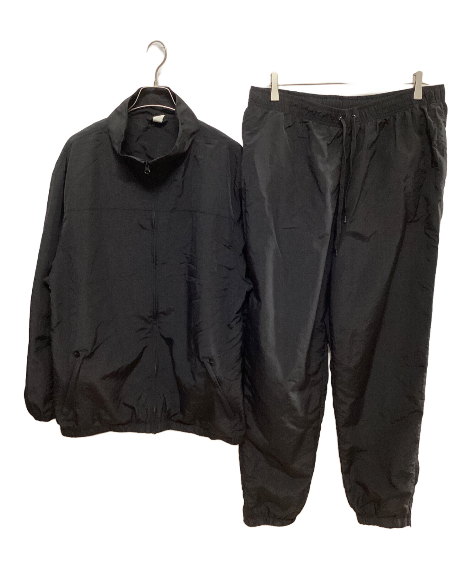 BLANKS FACTORY (ブランクスファクトリー) UK/Nylon Track Jacket & Pants ブラック サイズ:2XL