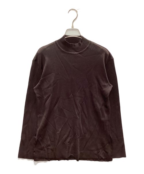 【中古・古着通販】ISSEY MIYAKE PERMANENTE (イッセイミヤケ ペルマネンテ) 90sモックネックニット ブラウン  サイズ:2｜ブランド・古着通販 トレファク公式【TREFAC FASHION】スマホサイト