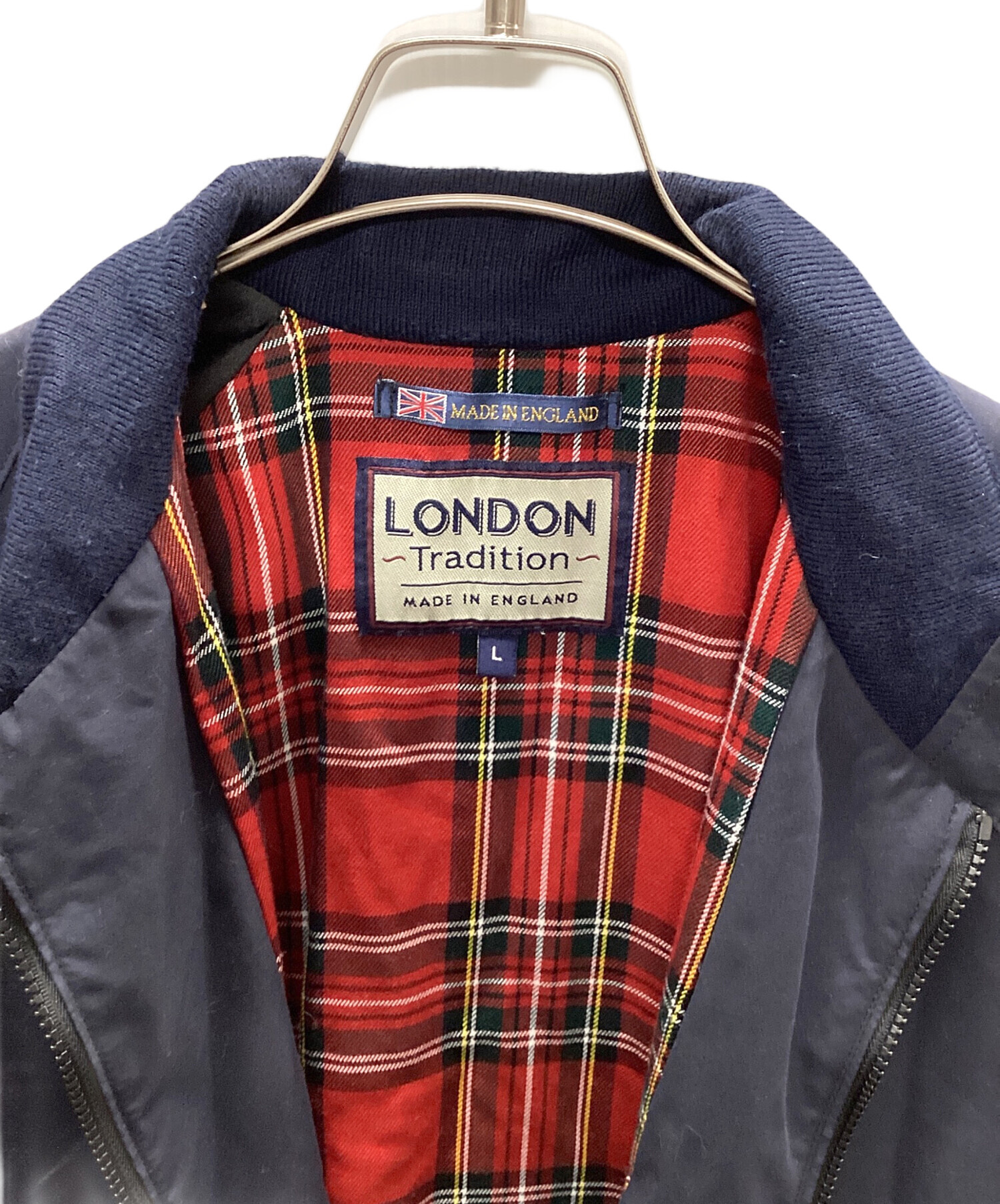 中古・古着通販】LONDON Tradition (ロンドントラディション) ハリントンジャケット ネイビー サイズ:L｜ブランド・古着通販  トレファク公式【TREFAC FASHION】スマホサイト