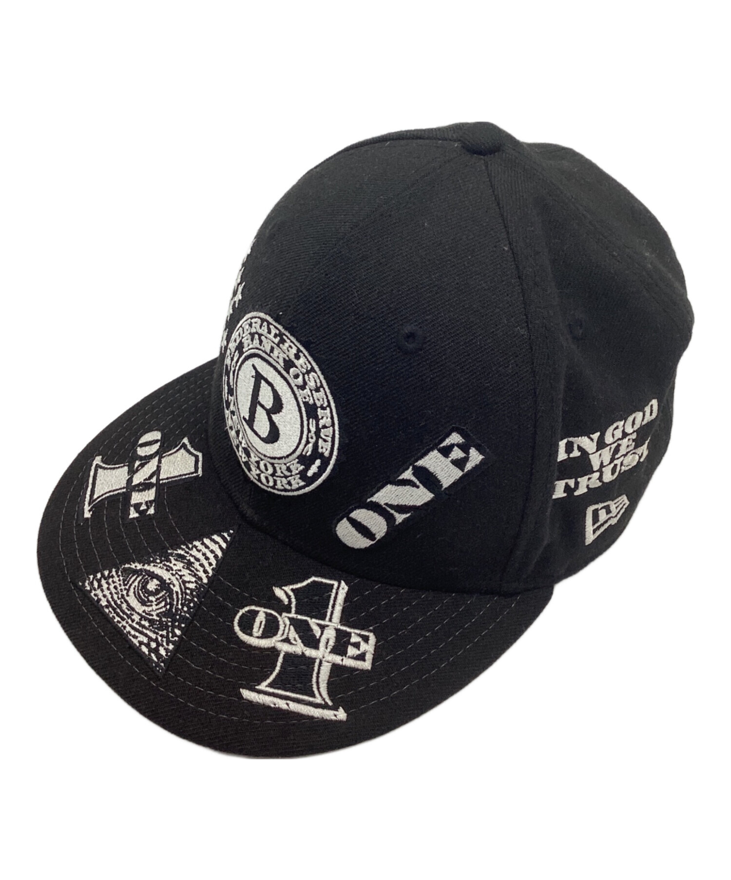 中古・古着通販】New Era (ニューエラ) ONSPOTZ フリーメイソン 別注DOLLAR ALLOVER キャップ ブラック  サイズ:free｜ブランド・古着通販 トレファク公式【TREFAC FASHION】スマホサイト