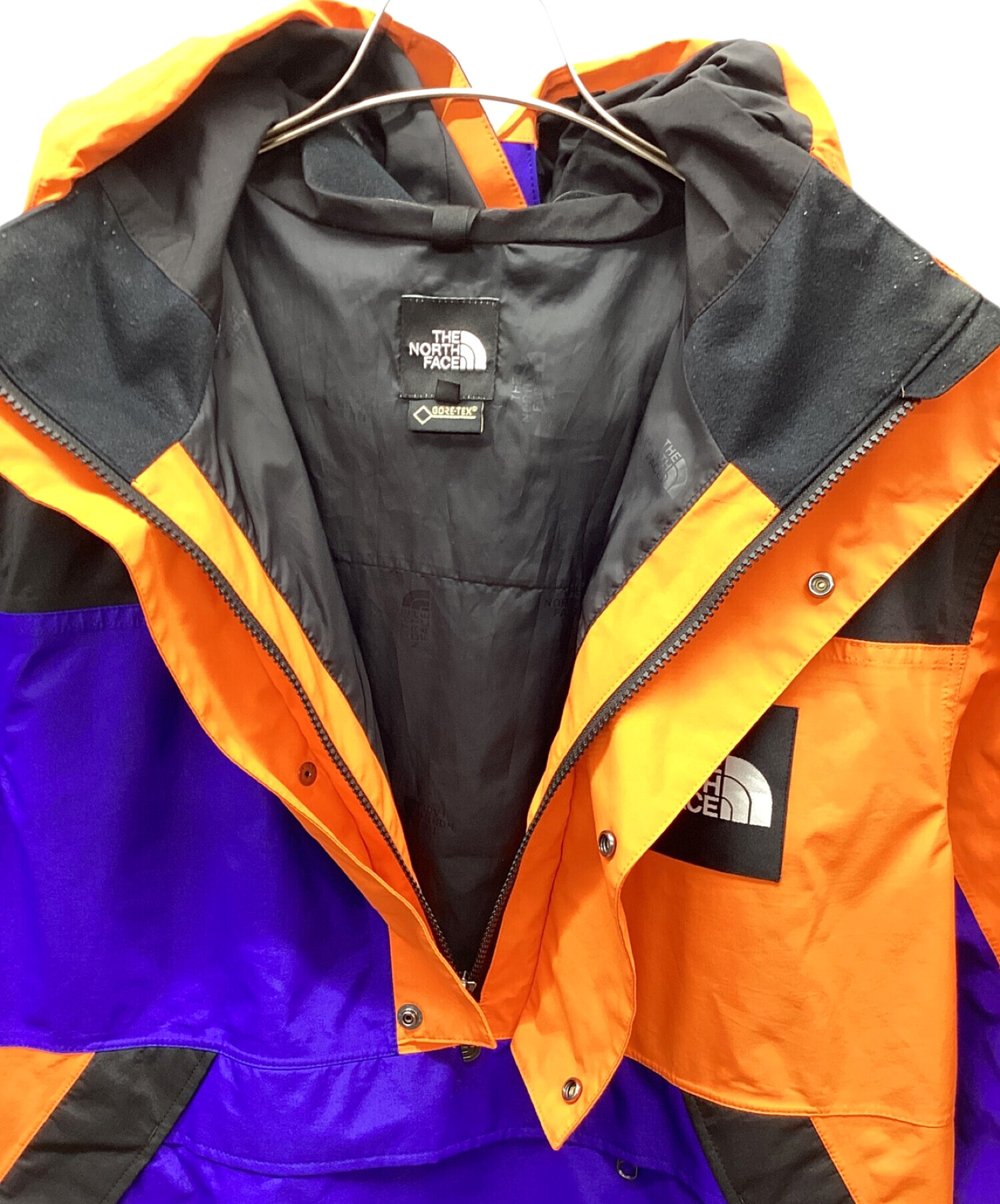 中古・古着通販】THE NORTH FACE (ザ ノース フェイス) RAGE GTX Shell JKT オレンジ×ブルー サイズ:Ｍ｜ブランド・古着通販  トレファク公式【TREFAC FASHION】スマホサイト