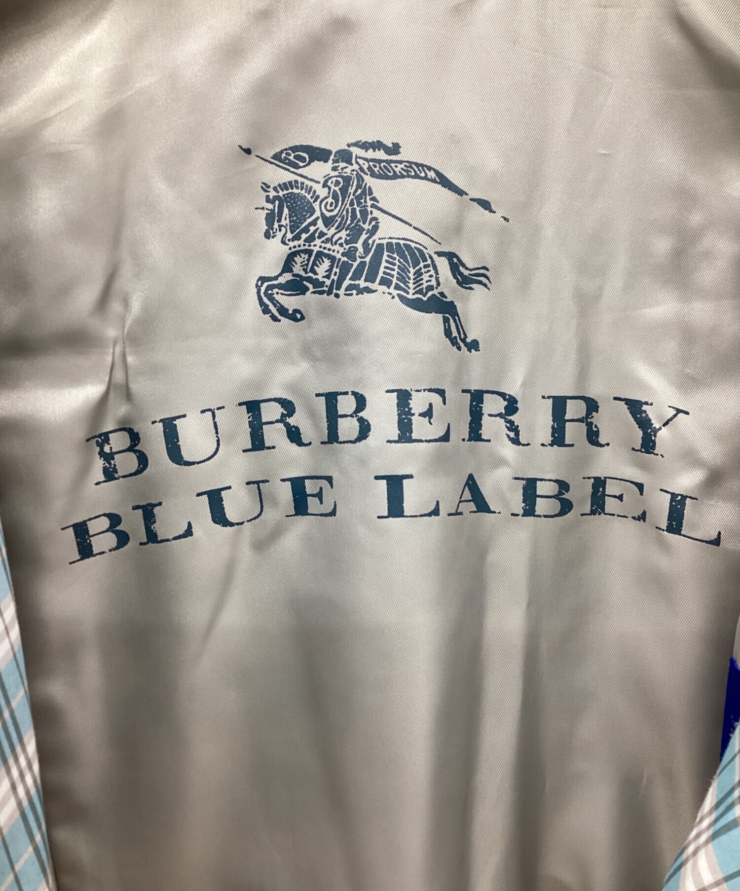 中古・古着通販】BURBERRY BLUE LABEL (バーバリーブルーレーベル) チェックワンピース スカイブルー  サイズ:38｜ブランド・古着通販 トレファク公式【TREFAC FASHION】スマホサイト