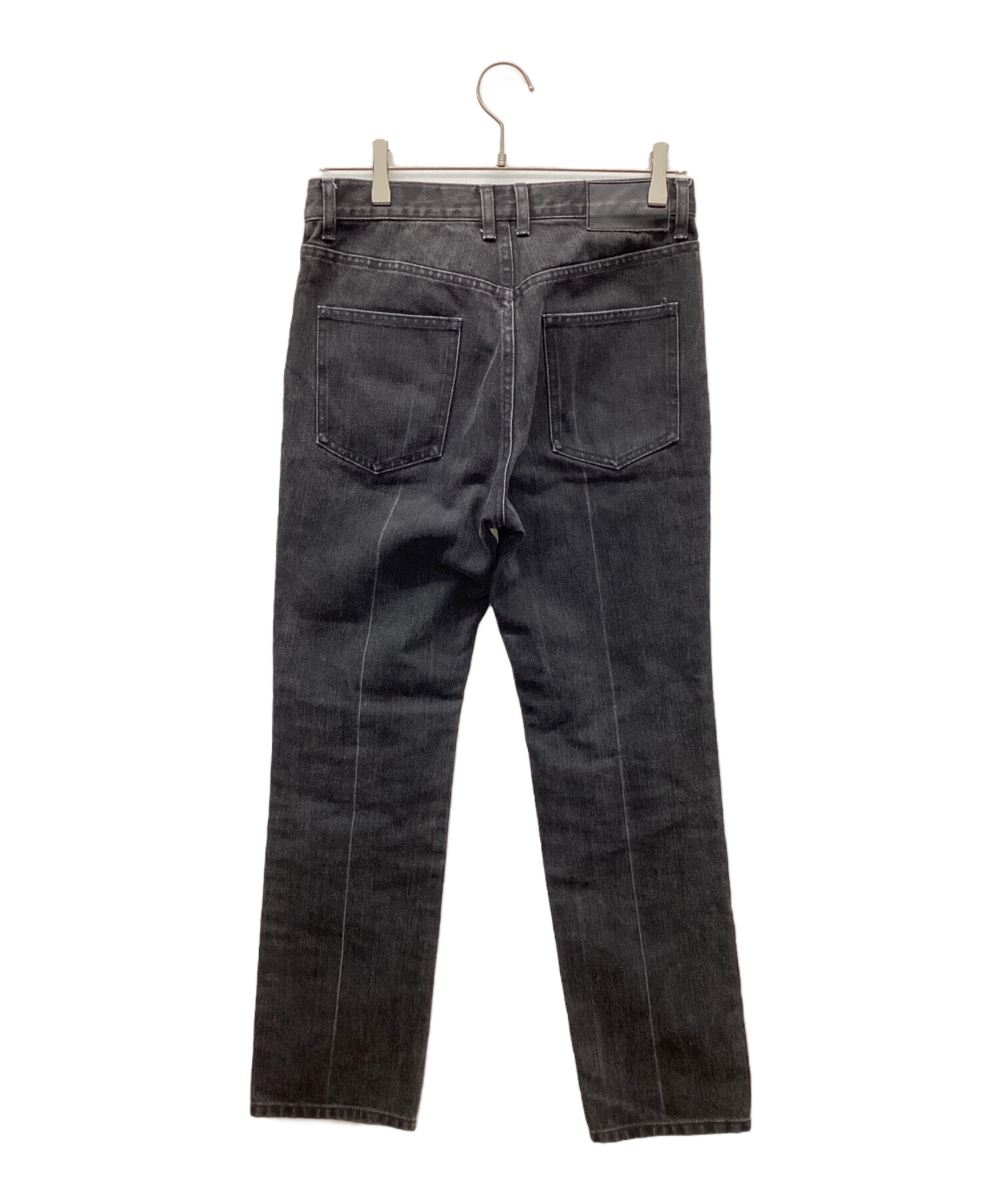 中古・古着通販】JOHN LAWRENCE SULLIVAN (ジョンローレンスサリバン) WASHED DENIM CENTER LINE PANTS  ブラック サイズ:44｜ブランド・古着通販 トレファク公式【TREFAC FASHION】スマホサイト