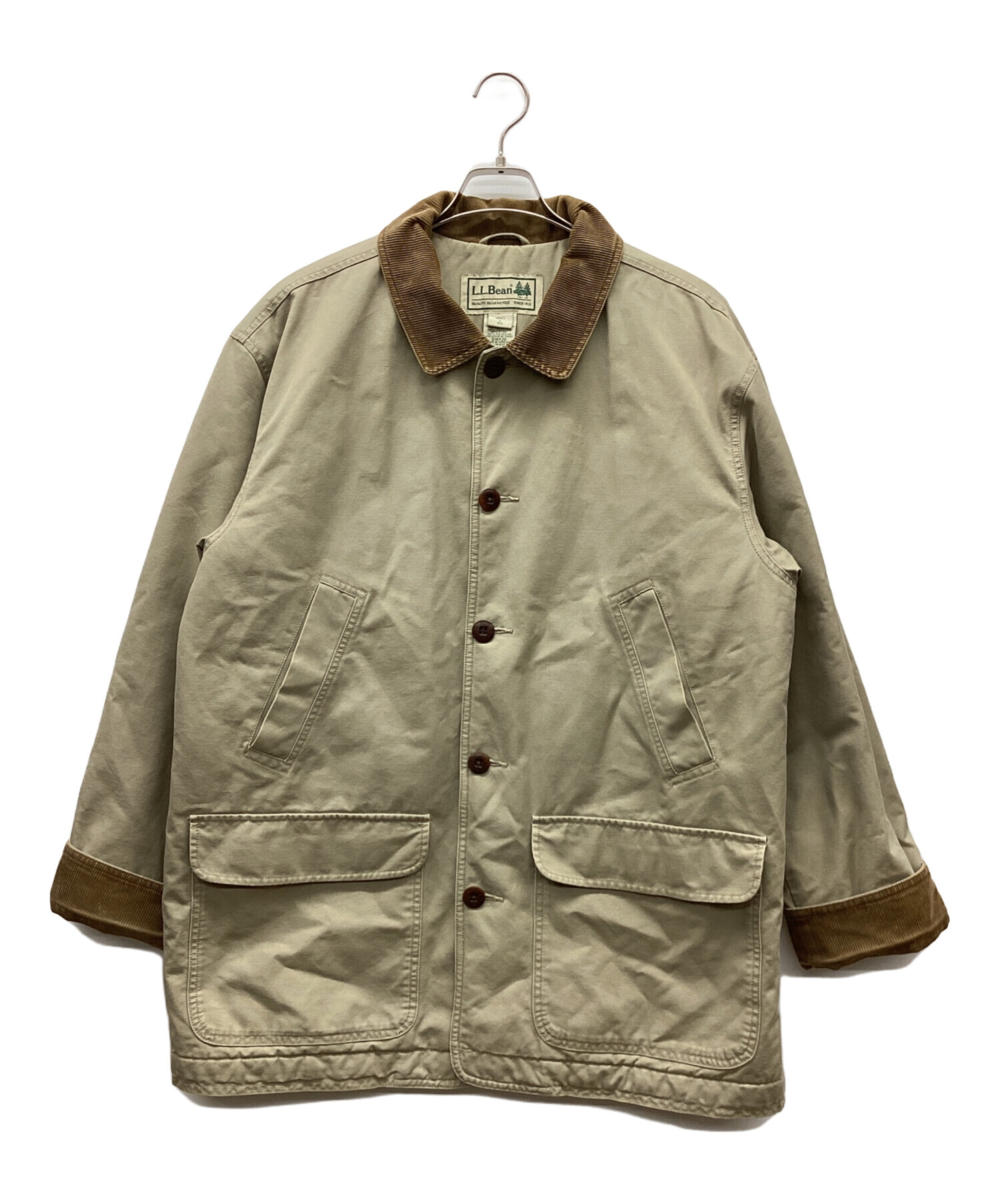 中古・古着通販】L.L.Bean (エルエルビーン) ハンティングジャケット ベージュ サイズ:L｜ブランド・古着通販 トレファク公式【TREFAC  FASHION】スマホサイト