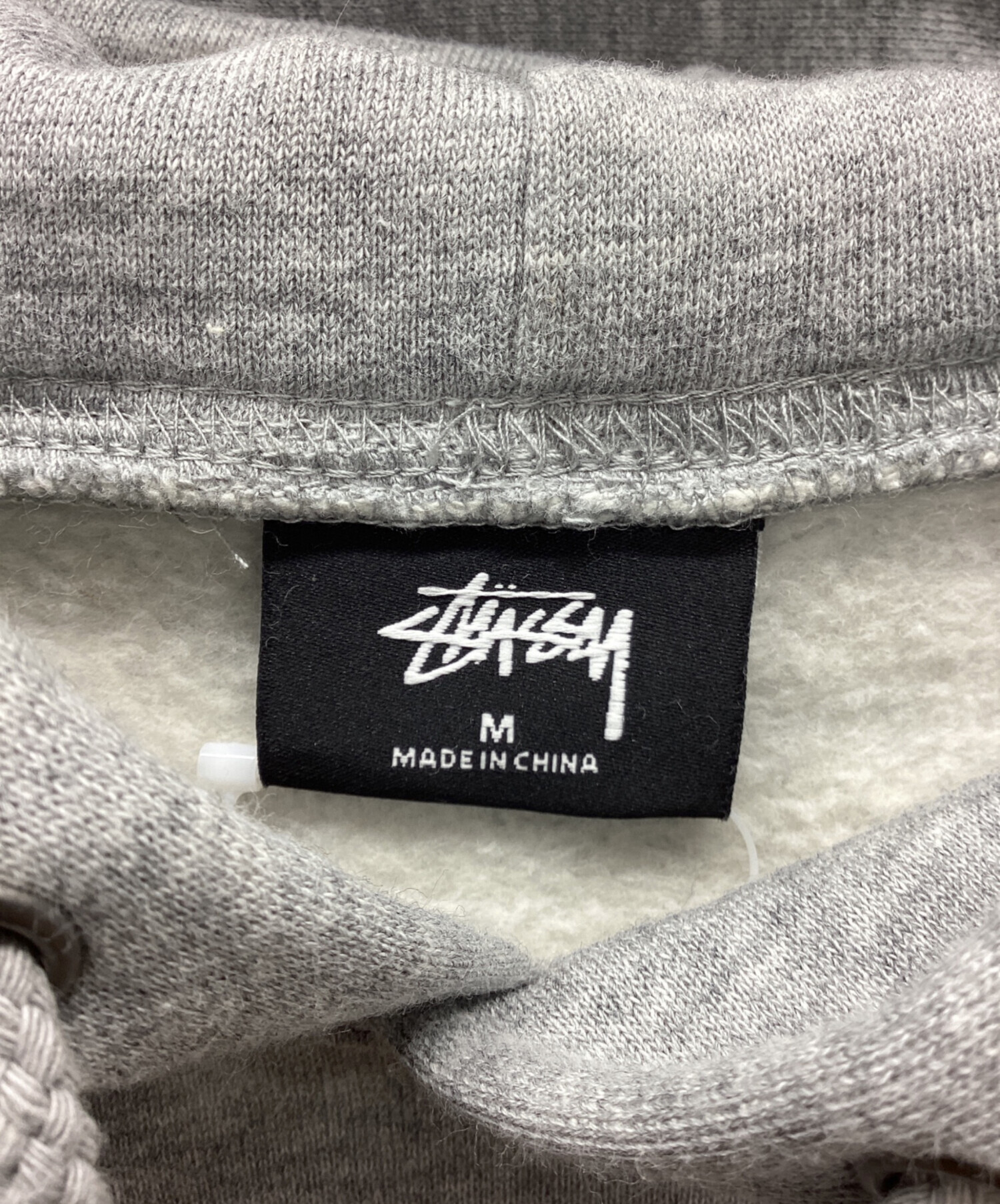 stussy (ステューシー) プルオーバーパーカー グレー サイズ:M